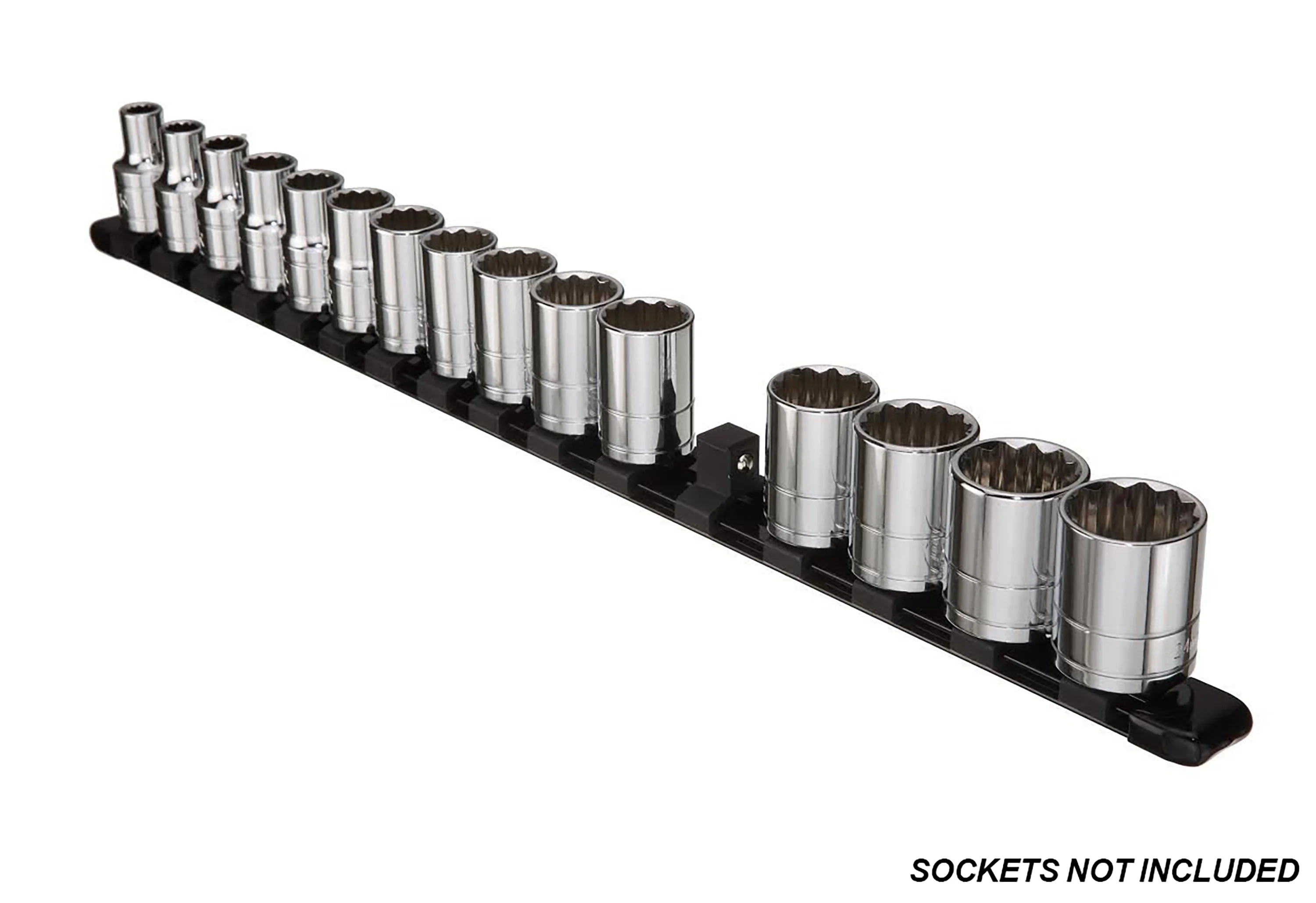ARES 70086 - 1/2" Black Aluminum Socket Rail - Image 4