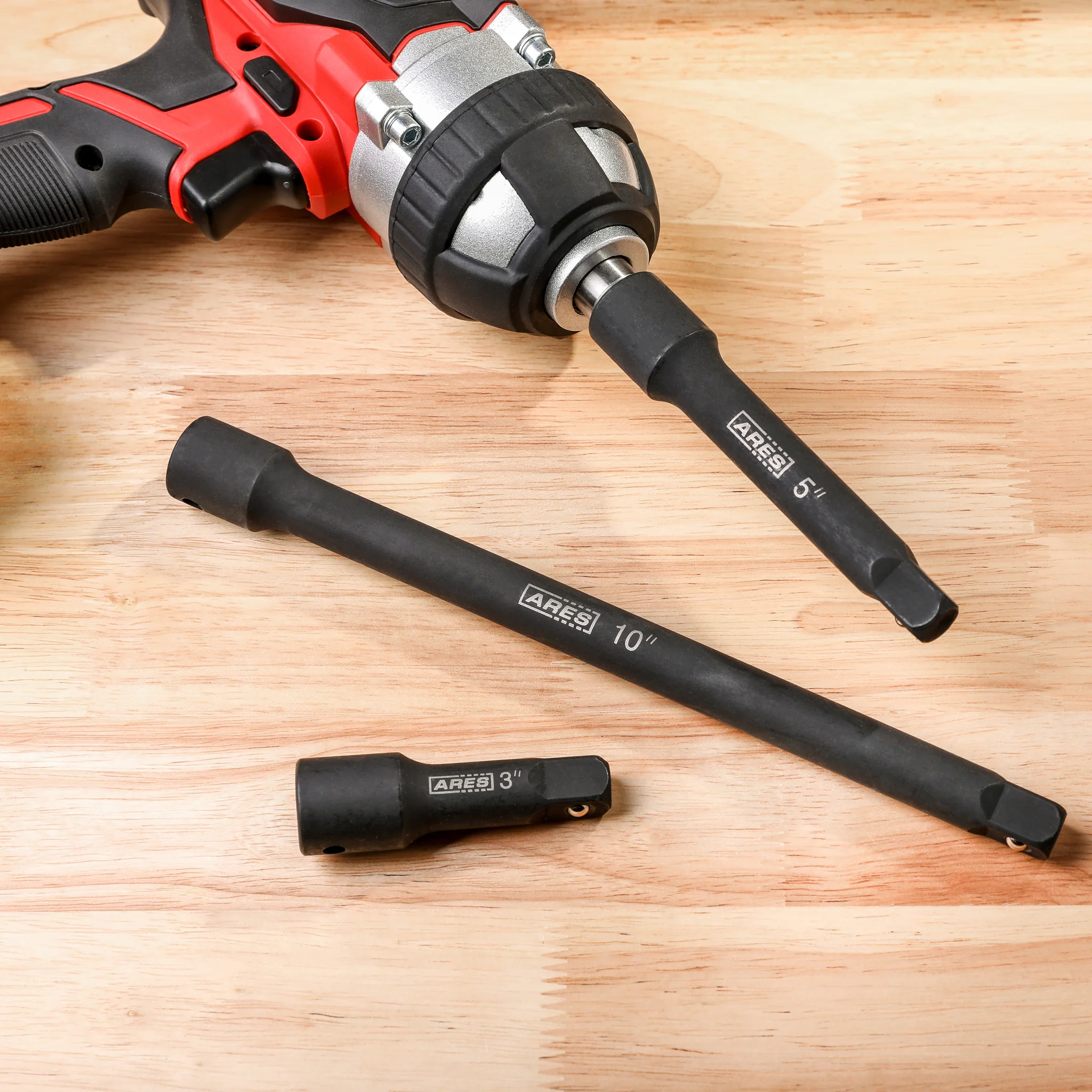ARES 70031 - 1/2" Dr. Impact Extension Set - Image 2