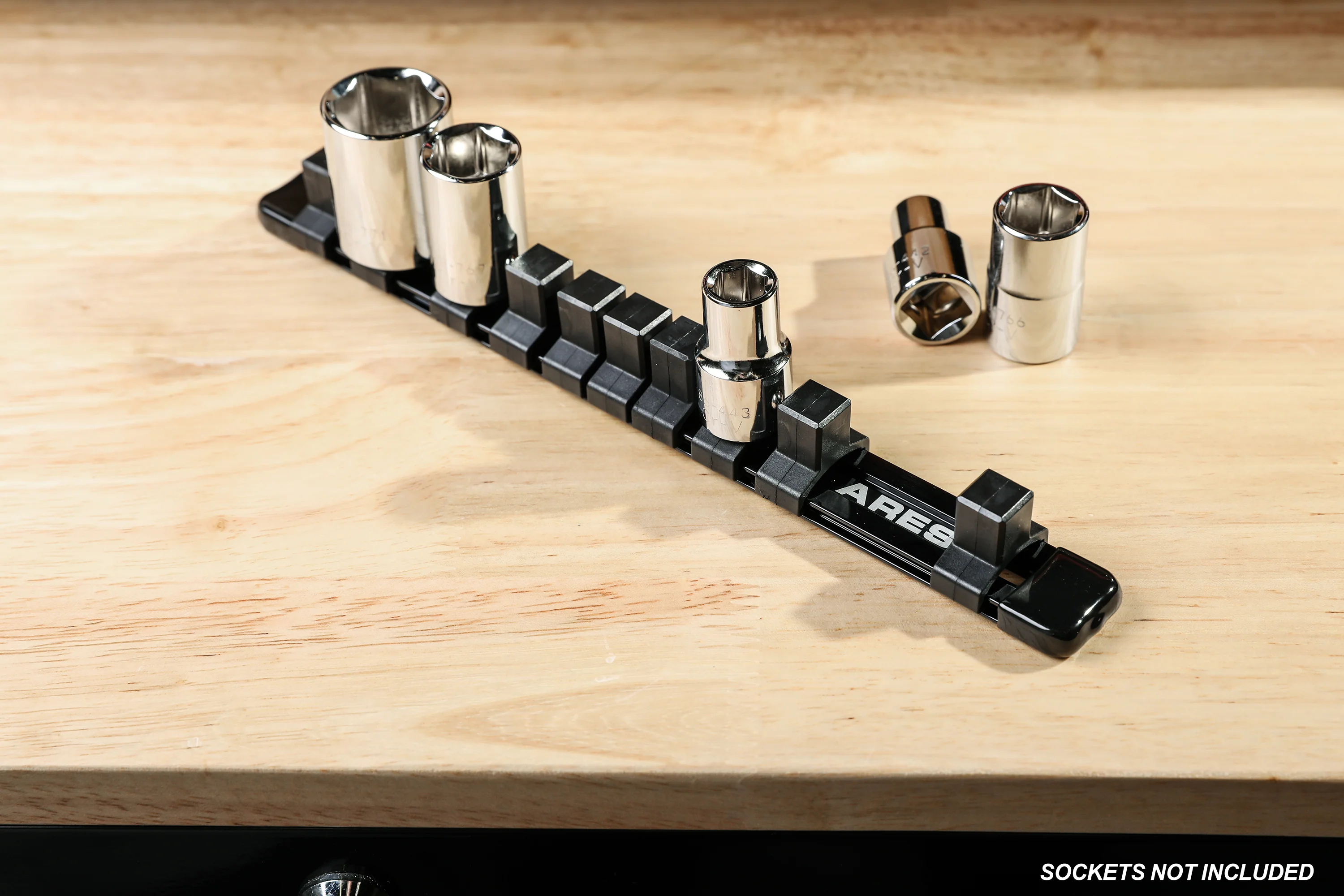 ARES 70344 - 1/2" Drive Black 9.84" Socket Rail - Image 5