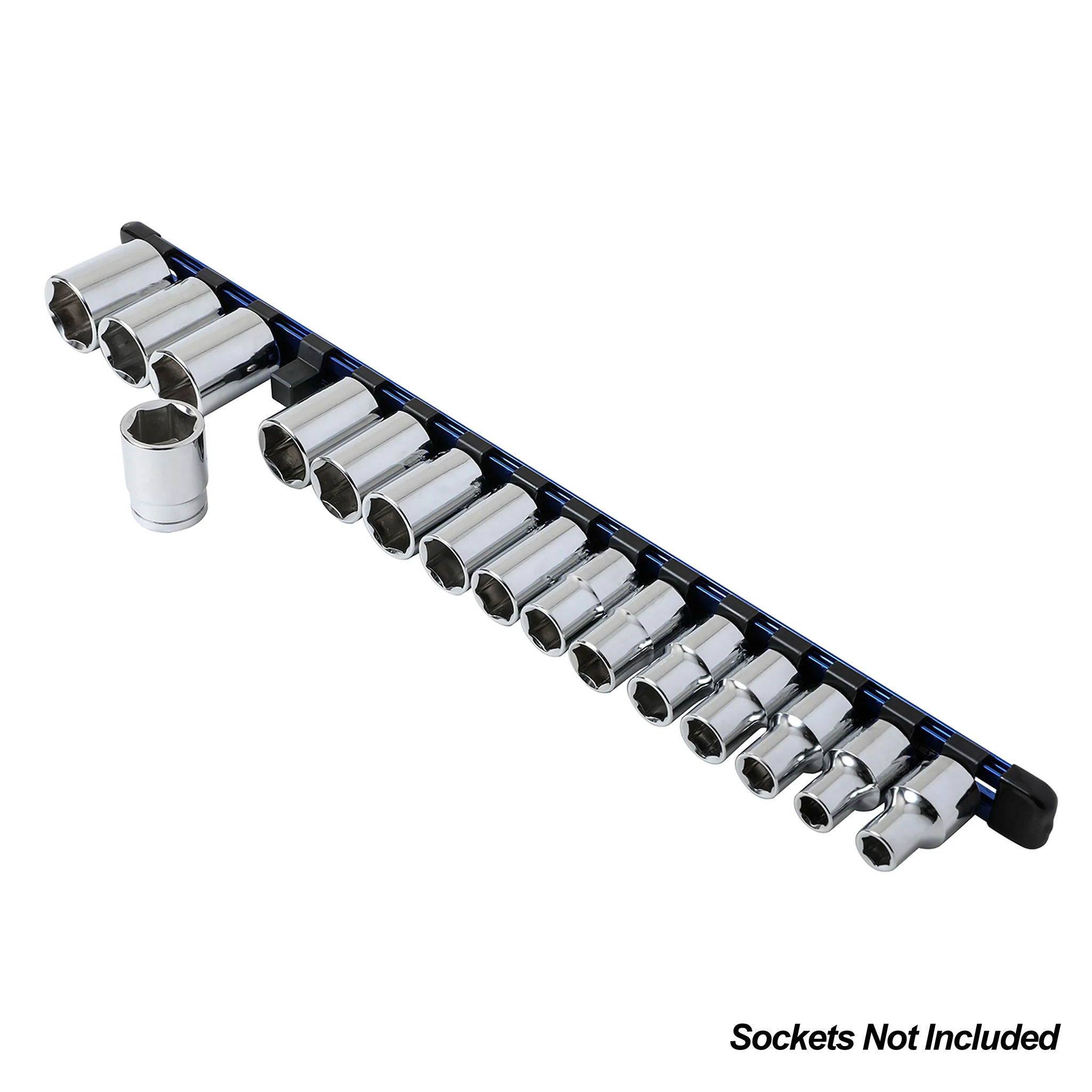 ARES 60044 - 1/2" Drive Blue Aluminum Socket Rail - Image 3