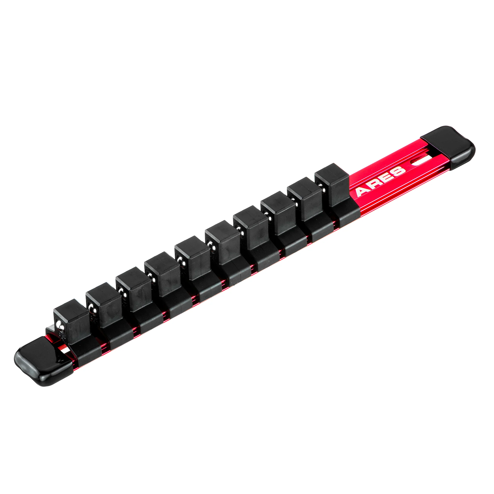 ARES 70342 - 1/2" Drive Red 9.84" Socket Rail - Image 2