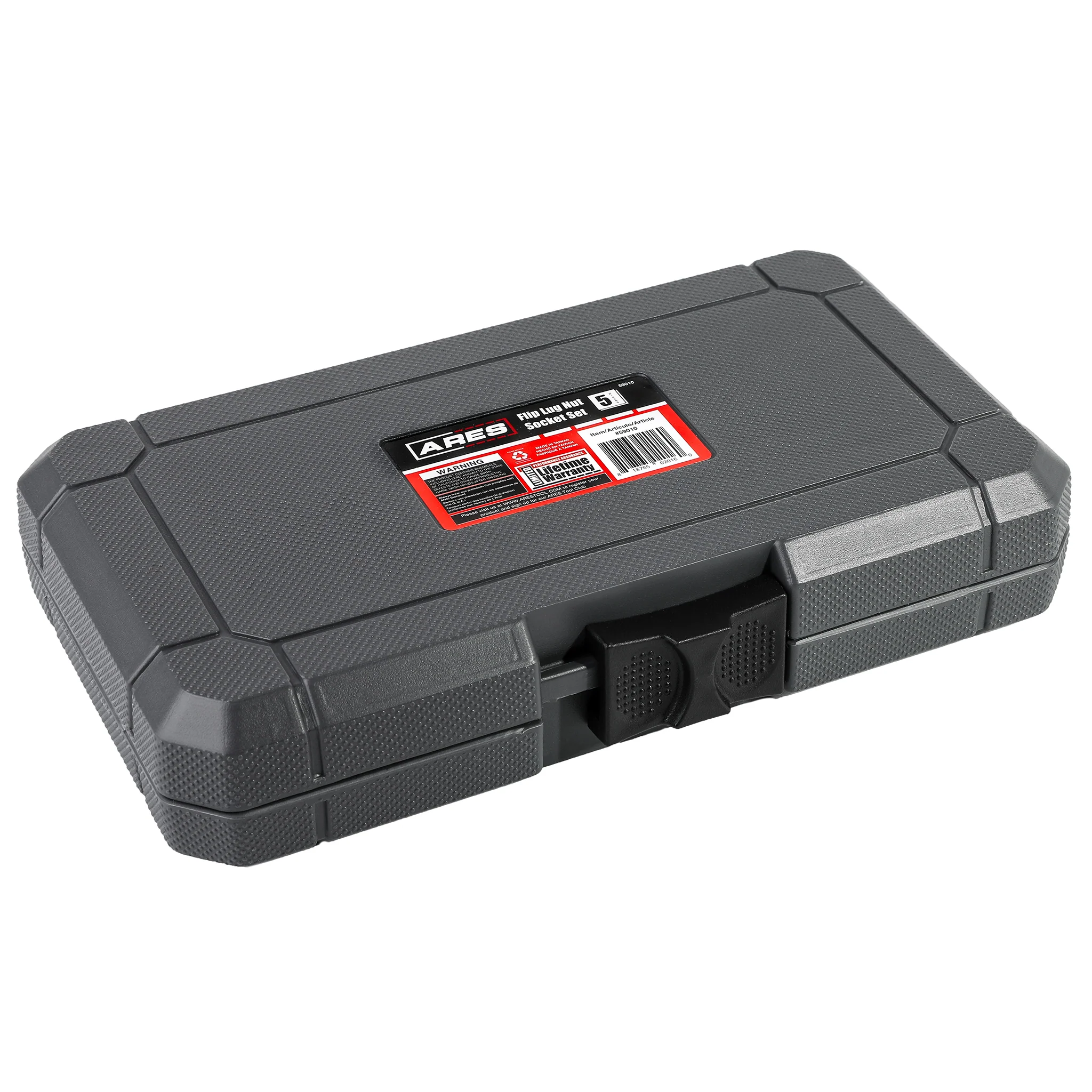 ARES 59010 - 1/2-inch Drive 5-Piece Flip Lug Nut Socket Set - Image 5