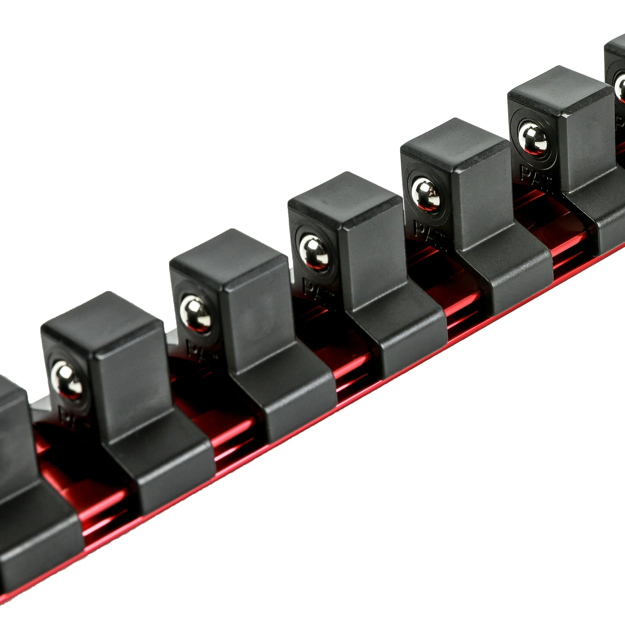ARES 70203 - 1/2" Red Aluminum Socket Rail - Image 4