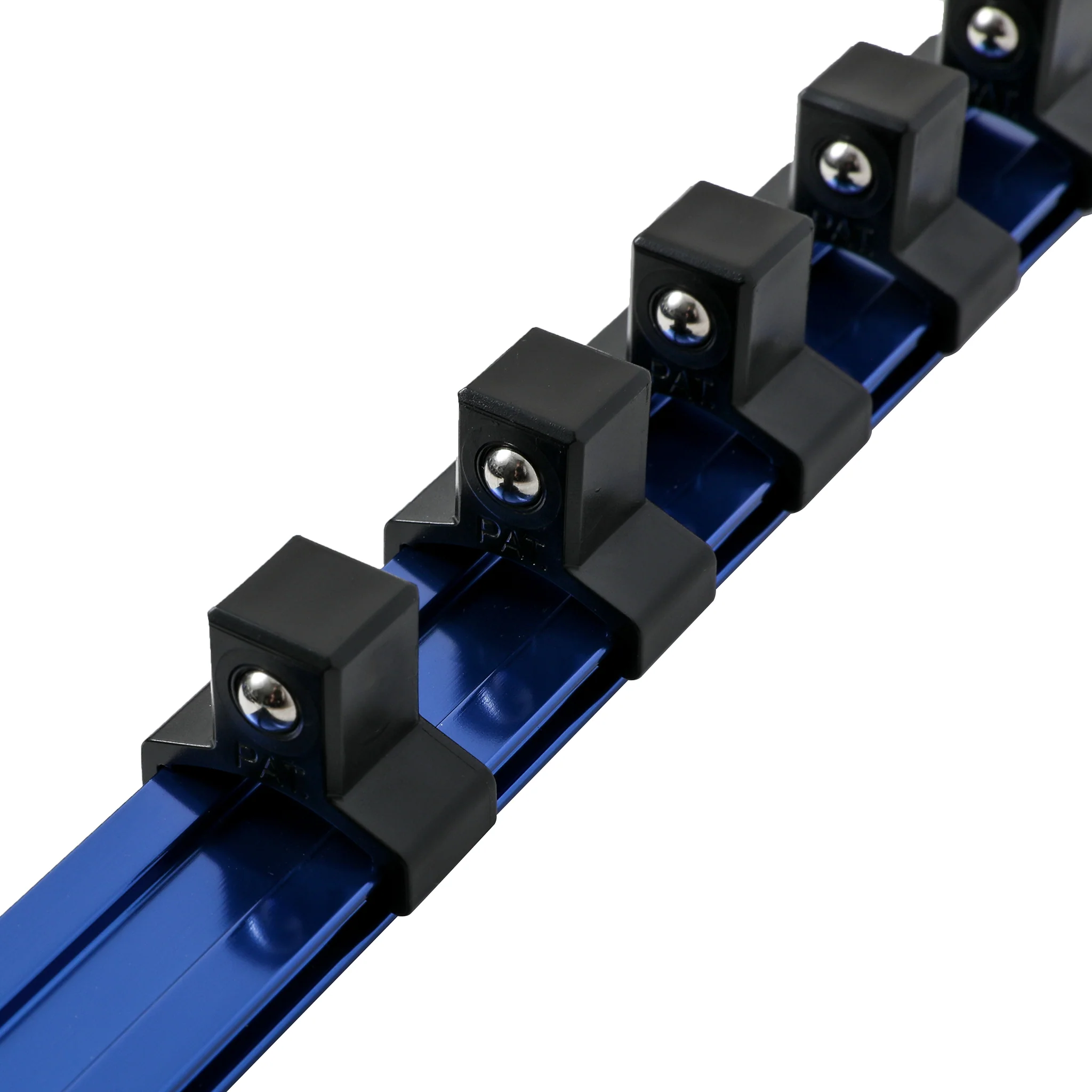 ARES 60042 - 1/4" Drive Blue Aluminum Socket Rail - Image 5