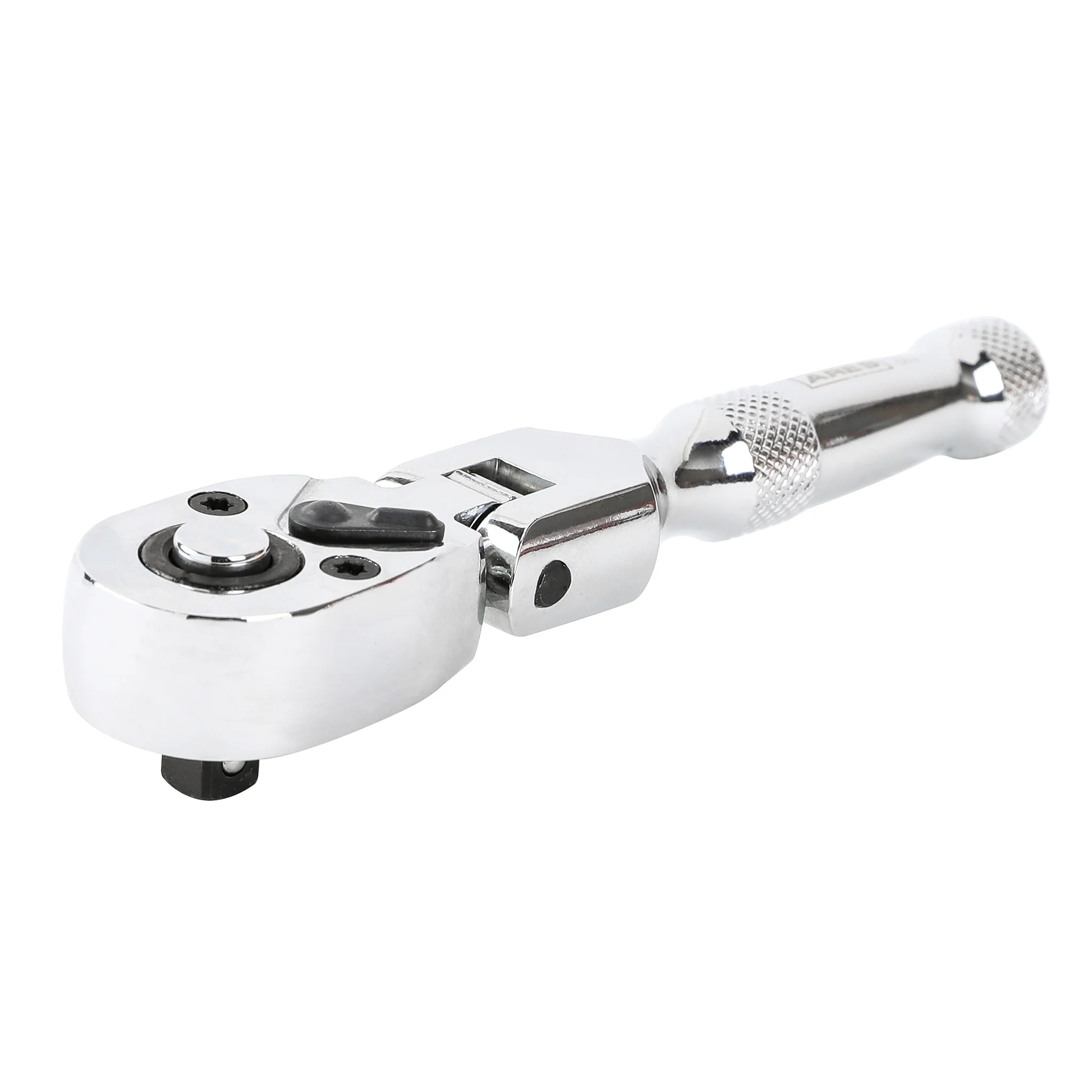 ARES 42043 - Flex Head Stubby Ratchet - 1/4-Inch Drive 72-Tooth