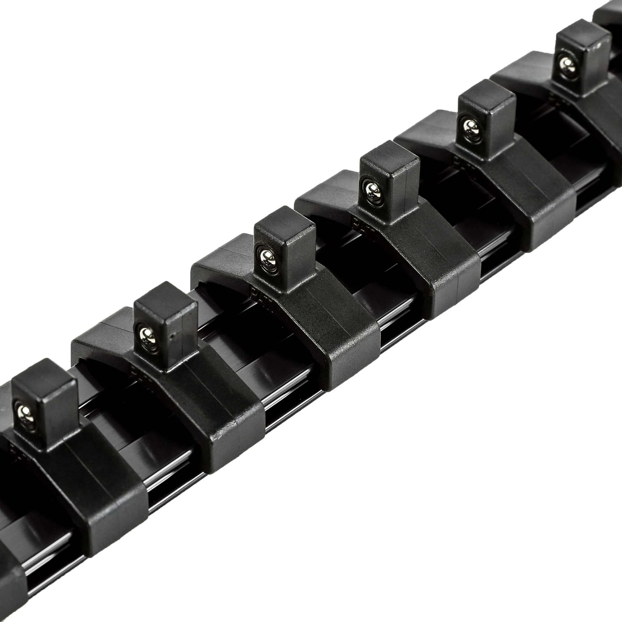 ARES 60061 - 1/4-Inch Drive Black 6-Inch Socket Organizer - Image 3