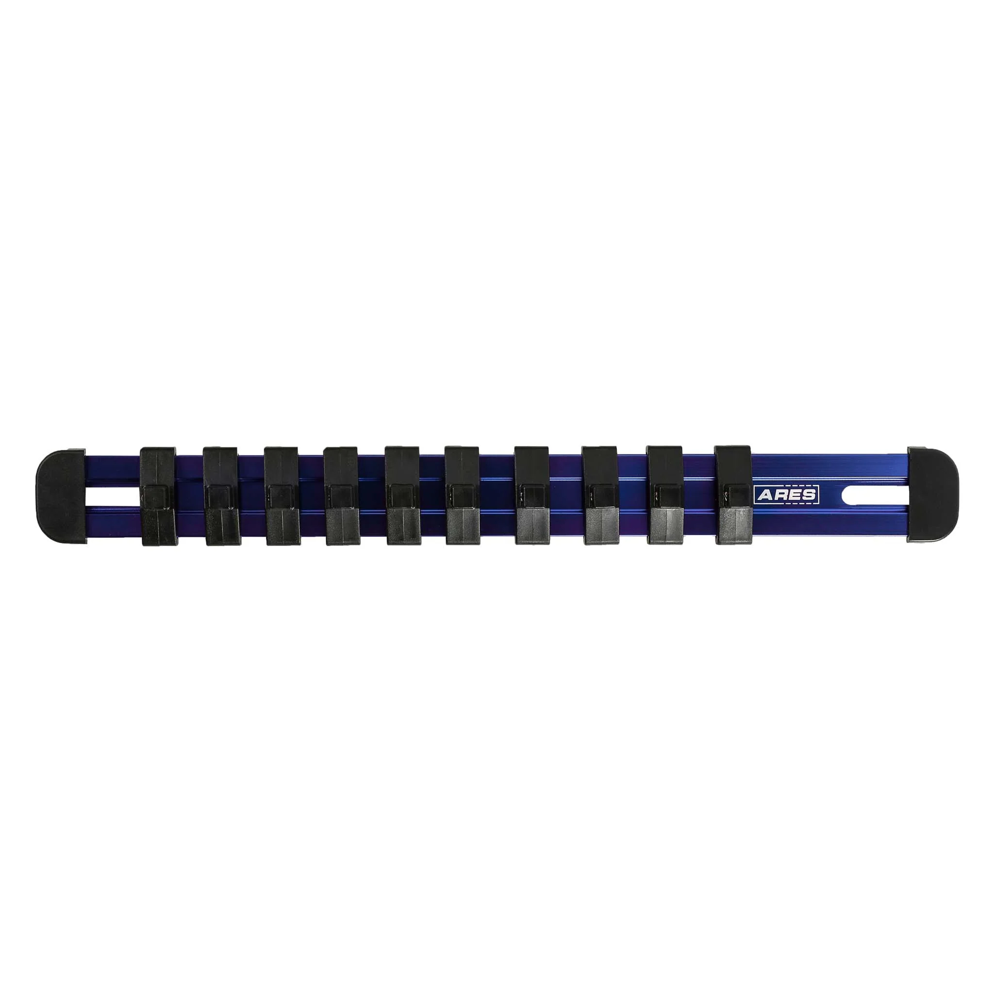 ARES 60098 - 1/4-Inch Drive Blue 9.84-Inch Socket Rail with Locking End Caps - Image 4
