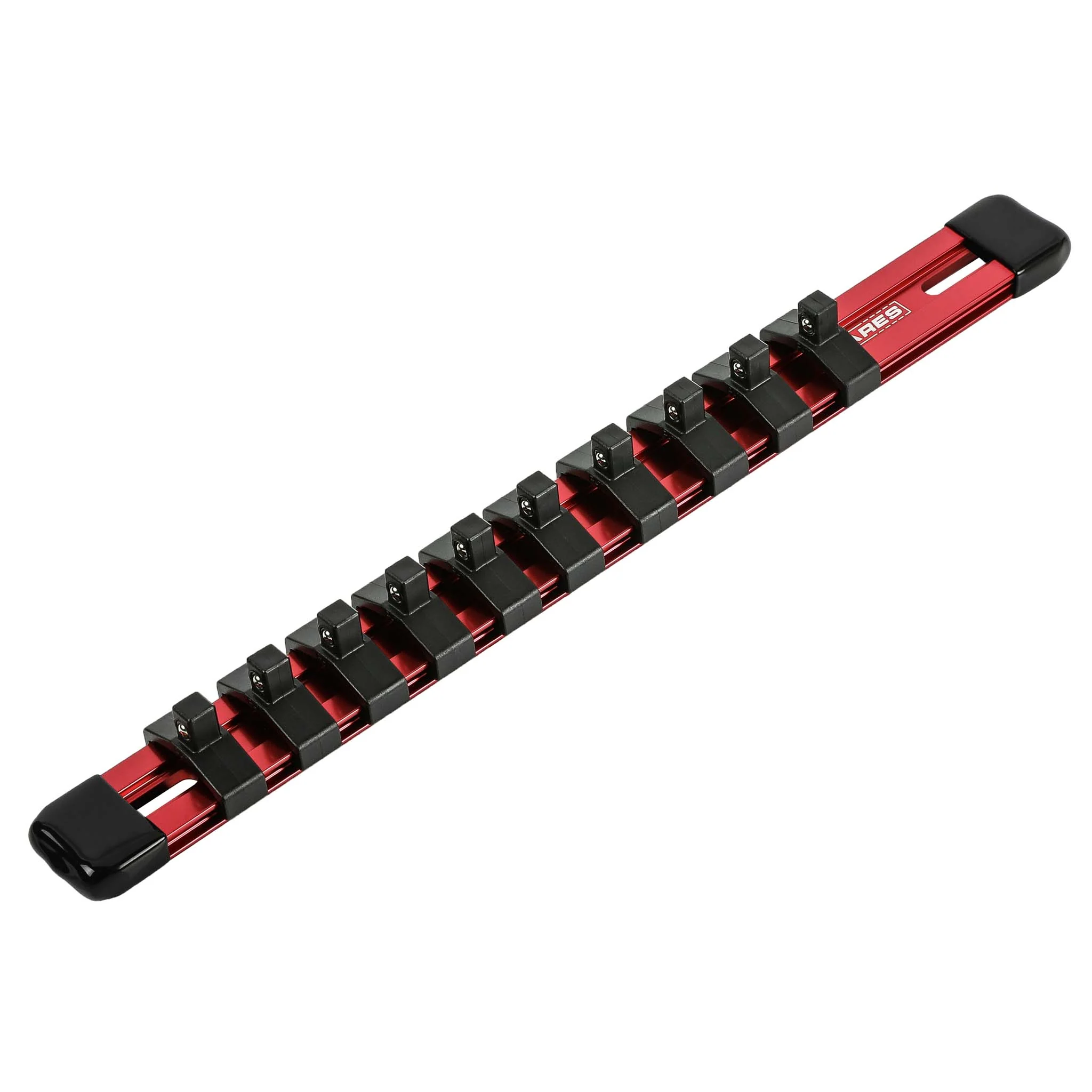 ARES 60075 - 1/4-Inch Red Black 9.84-Inch Socket Organizer - Image 2