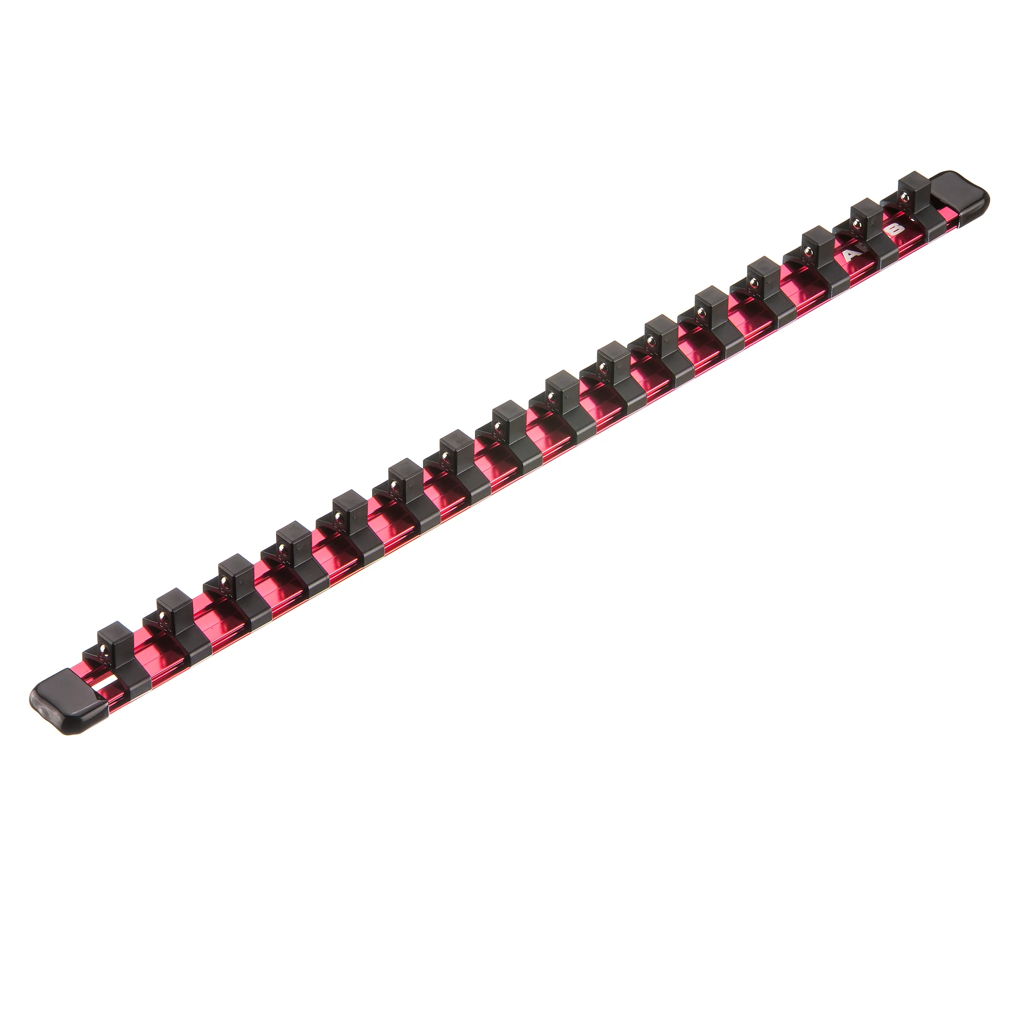 ARES 70201 - 1/4" Red Aluminum Socket Rail - Image 2