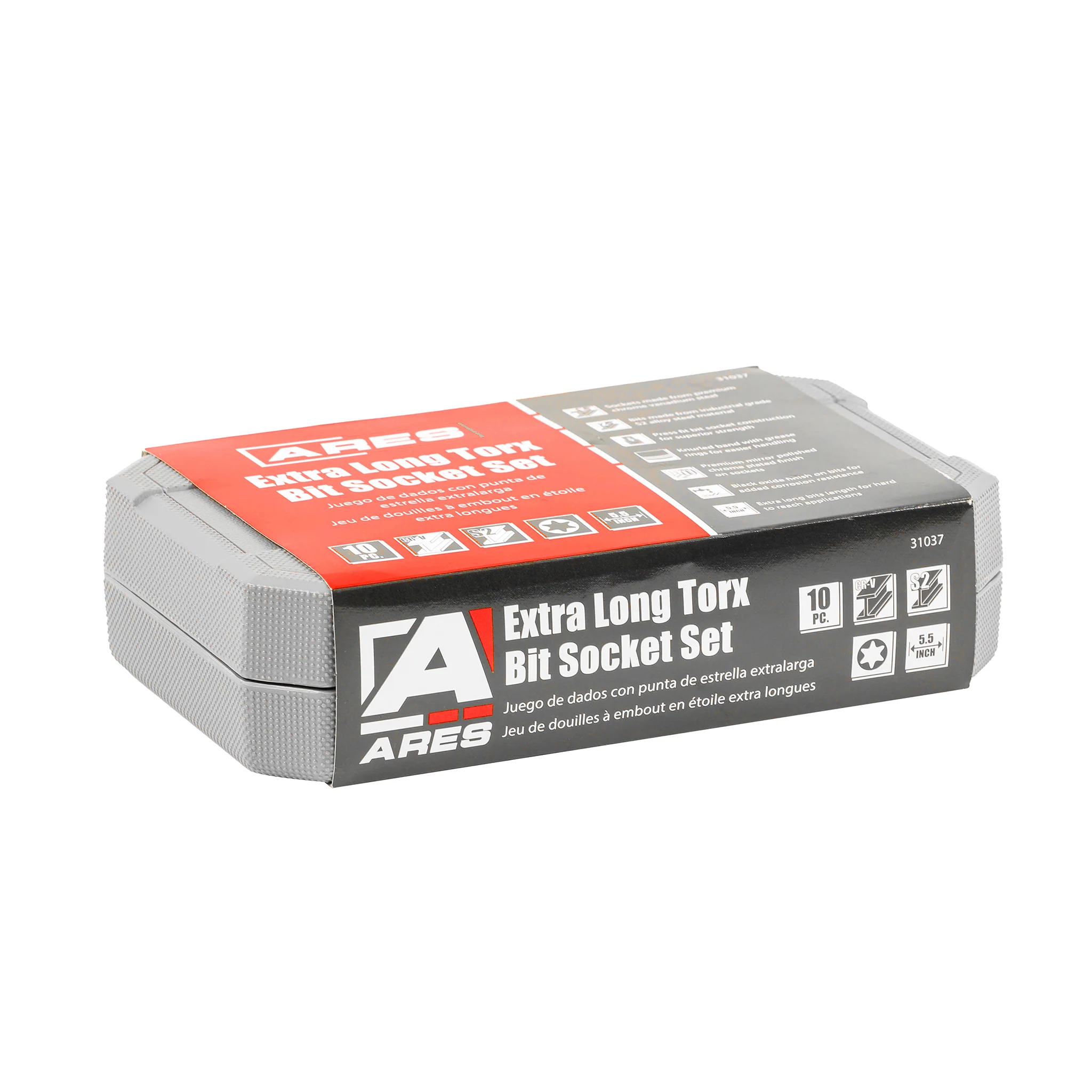 ARES 31037 - 10-Piece 3/8-Inch Drive Extra Long Torx Bit Socket Set - Image 8