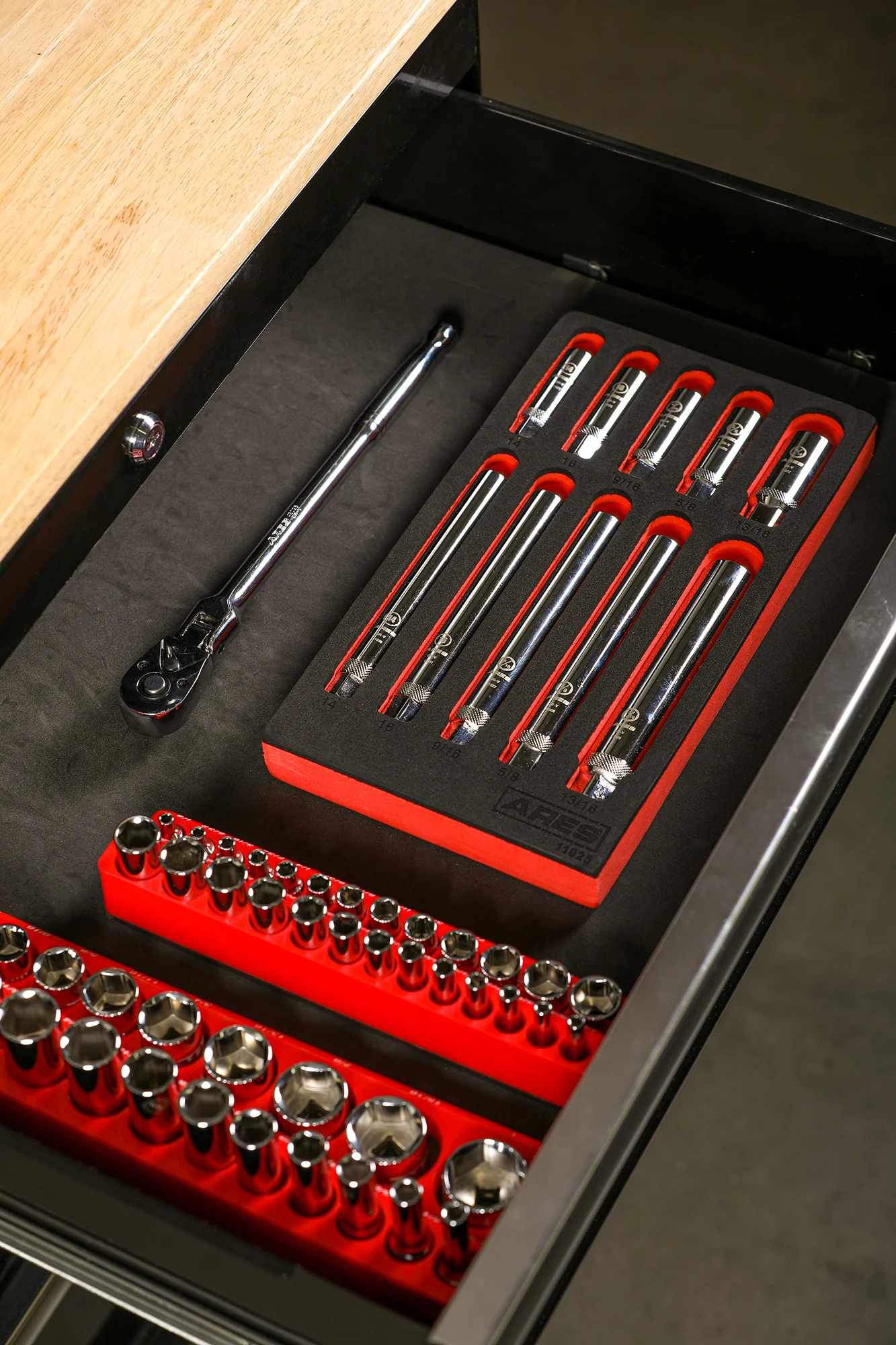 ARES 11025 - 10-Piece Extra Deep and Standard Length Spark Plug Socket Set - Image 4