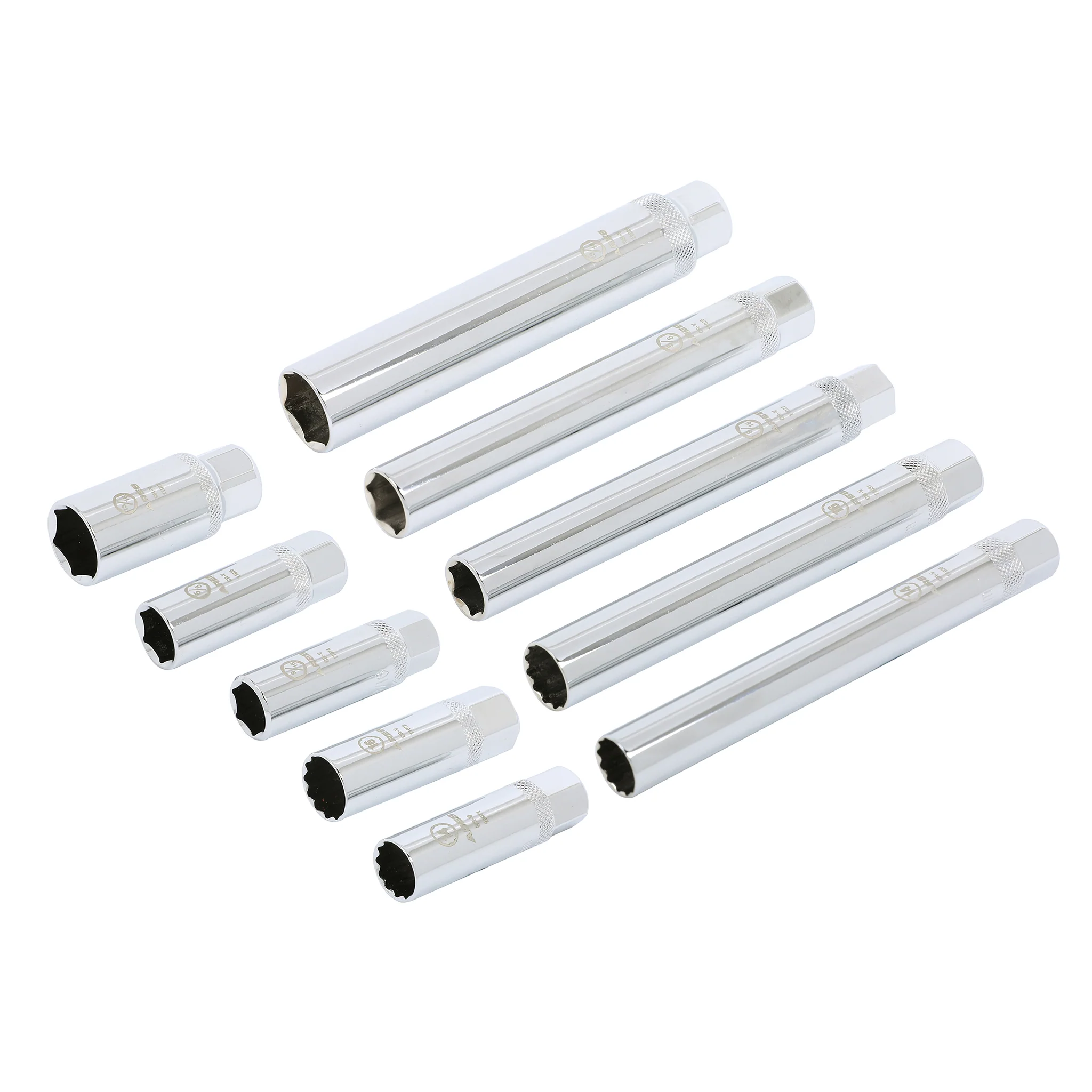 ARES 11025 - 10-Piece Extra Deep and Standard Length Spark Plug Socket Set - Image 6