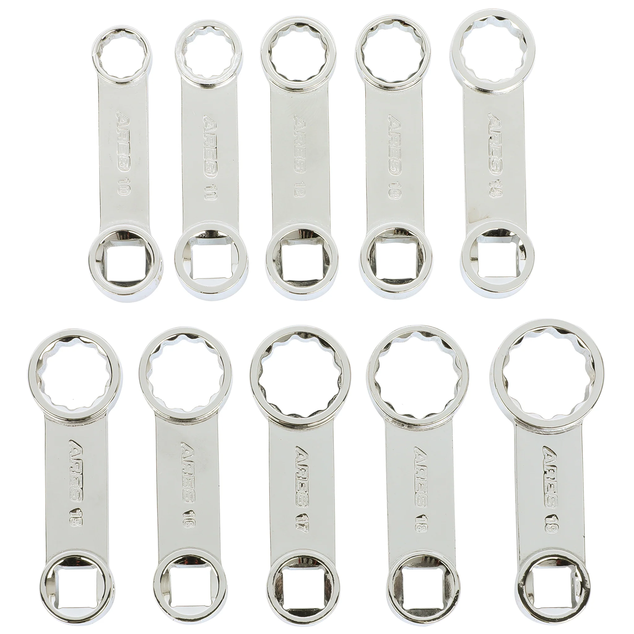 ARES 43036 - 10-Piece Metric 12-Point Box End Torque Adapter Extension Set - Image 3