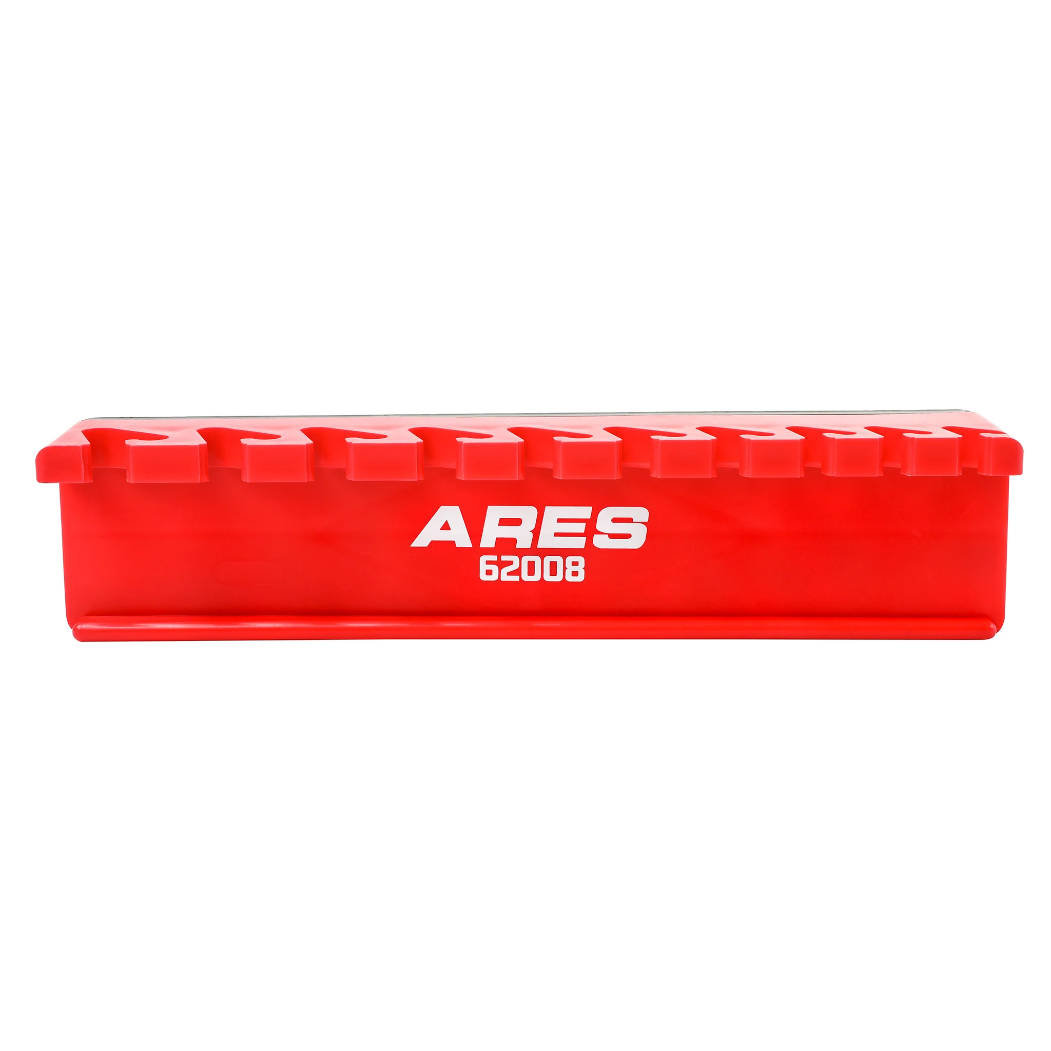 ARES 62008 - 10-Piece Red Magnetic Wrench Organizer - Image 3