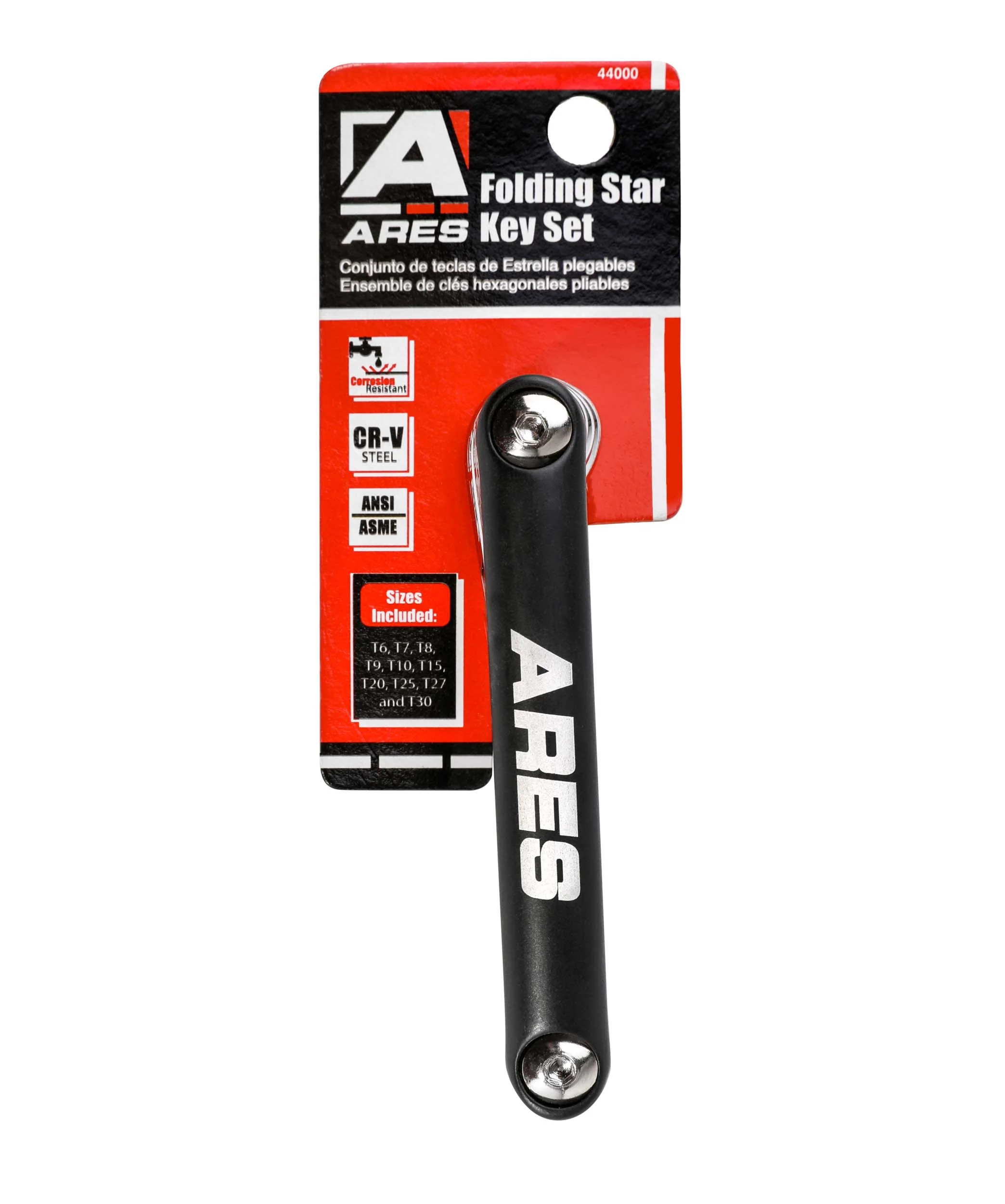 ARES 44000 - 10-Piece Tamper-Proof Folding Star Key Set - Image 7