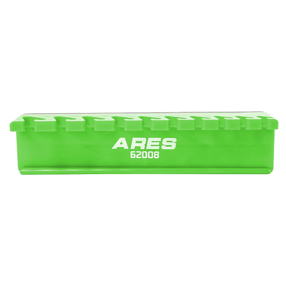 ARES 62057 - 10-Slot Green Magnetic Wrench Organizer - Image 6