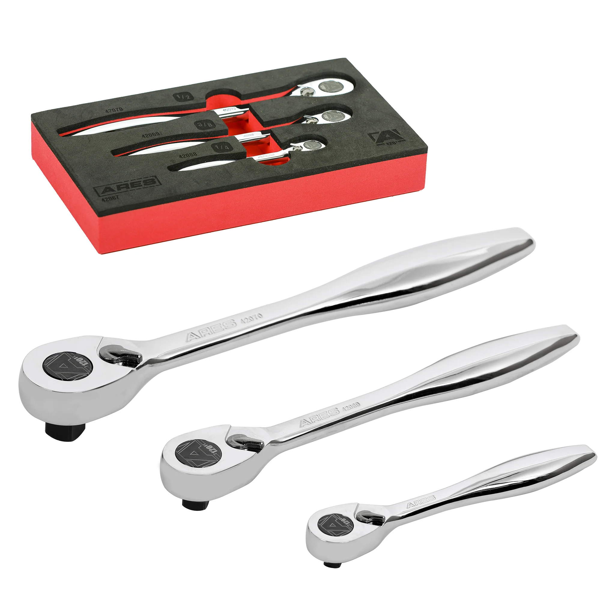 ARES 42067 - 120 Tooth Ratchet Set - Image 9