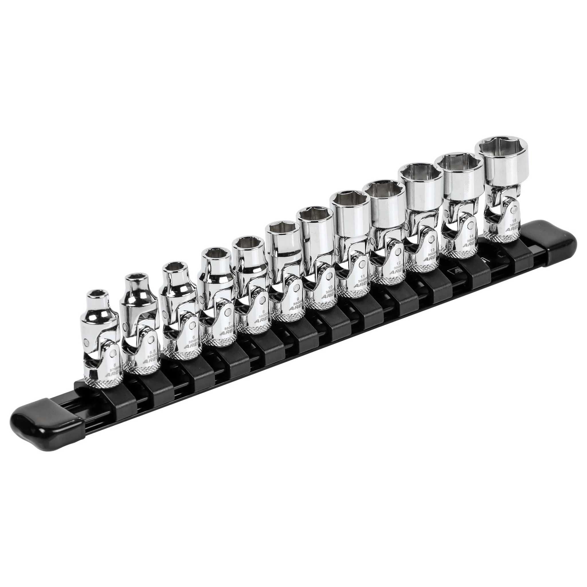 ARES 39009 - 12pc 1/4-inch Drive Metric Flex Socket Set - Image 3