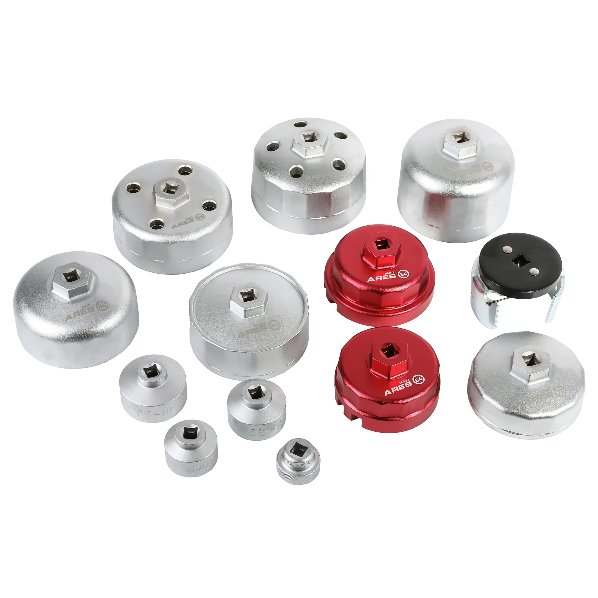 ARES 56016 - 13-Piece Oil Filter Wrench Set - Image 4