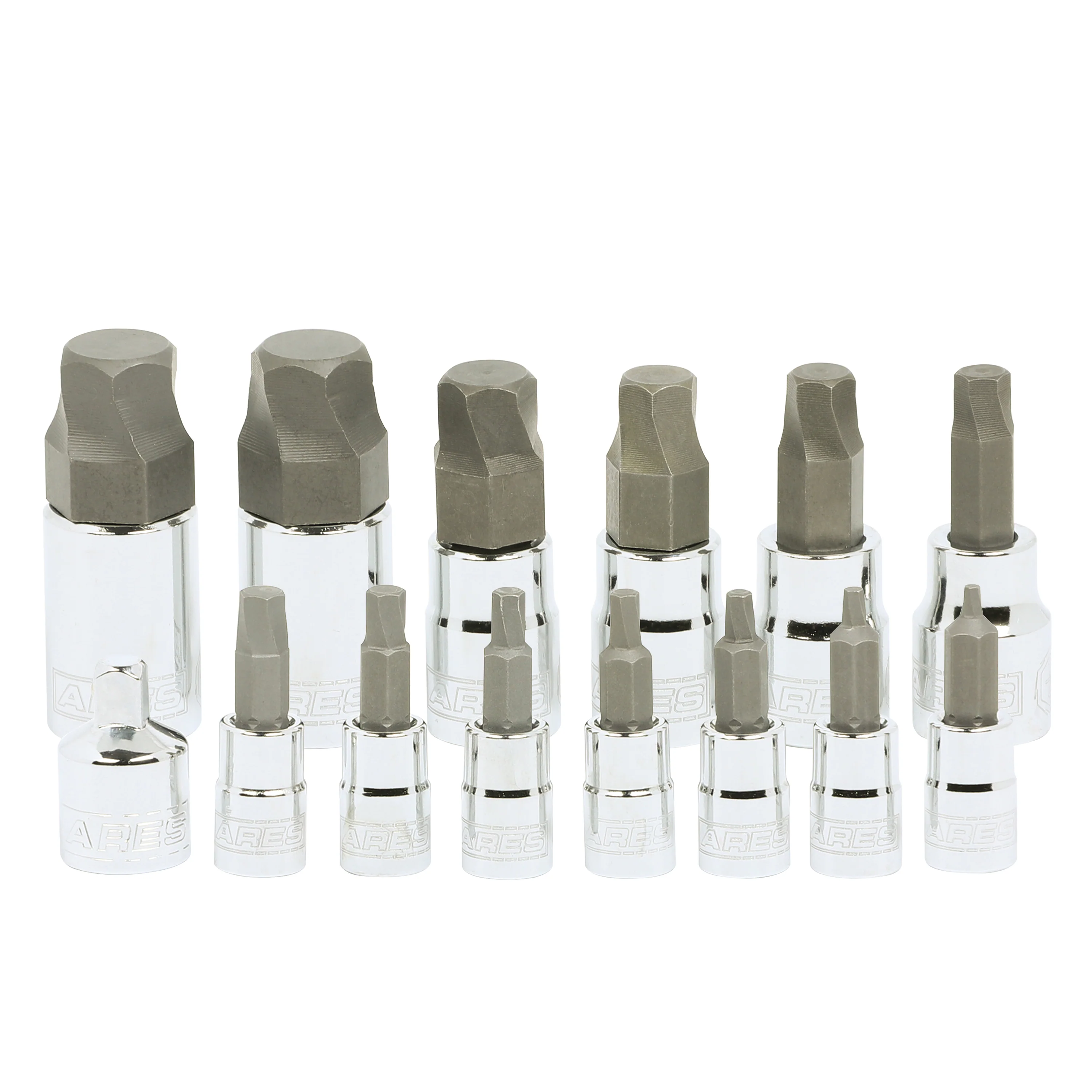ARES 31006 - 14-Piece SAE Damaged Fastener Remover Hex Bit Socket Set - Image 3