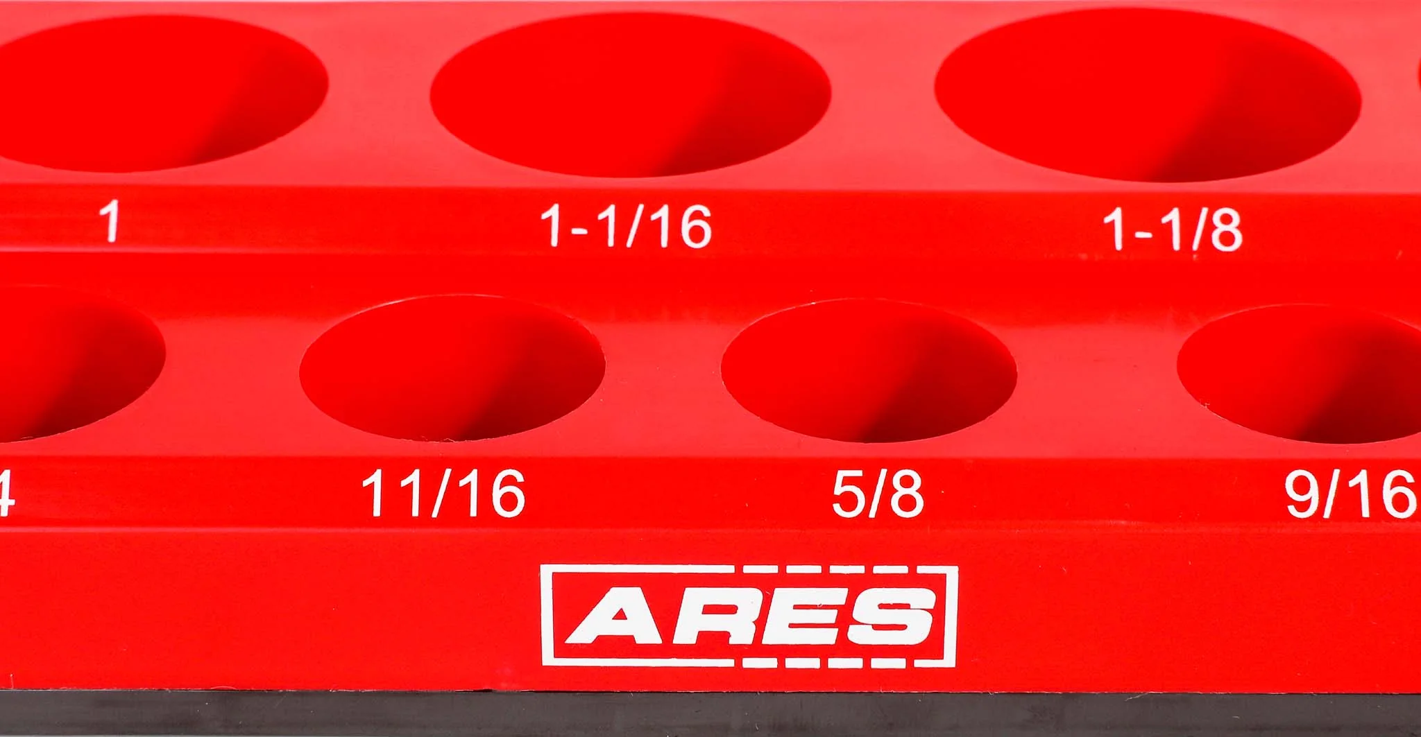 ARES 70236 - 16-Piece 1/2" Red SAE Magnetic Socket Holder - Image 4