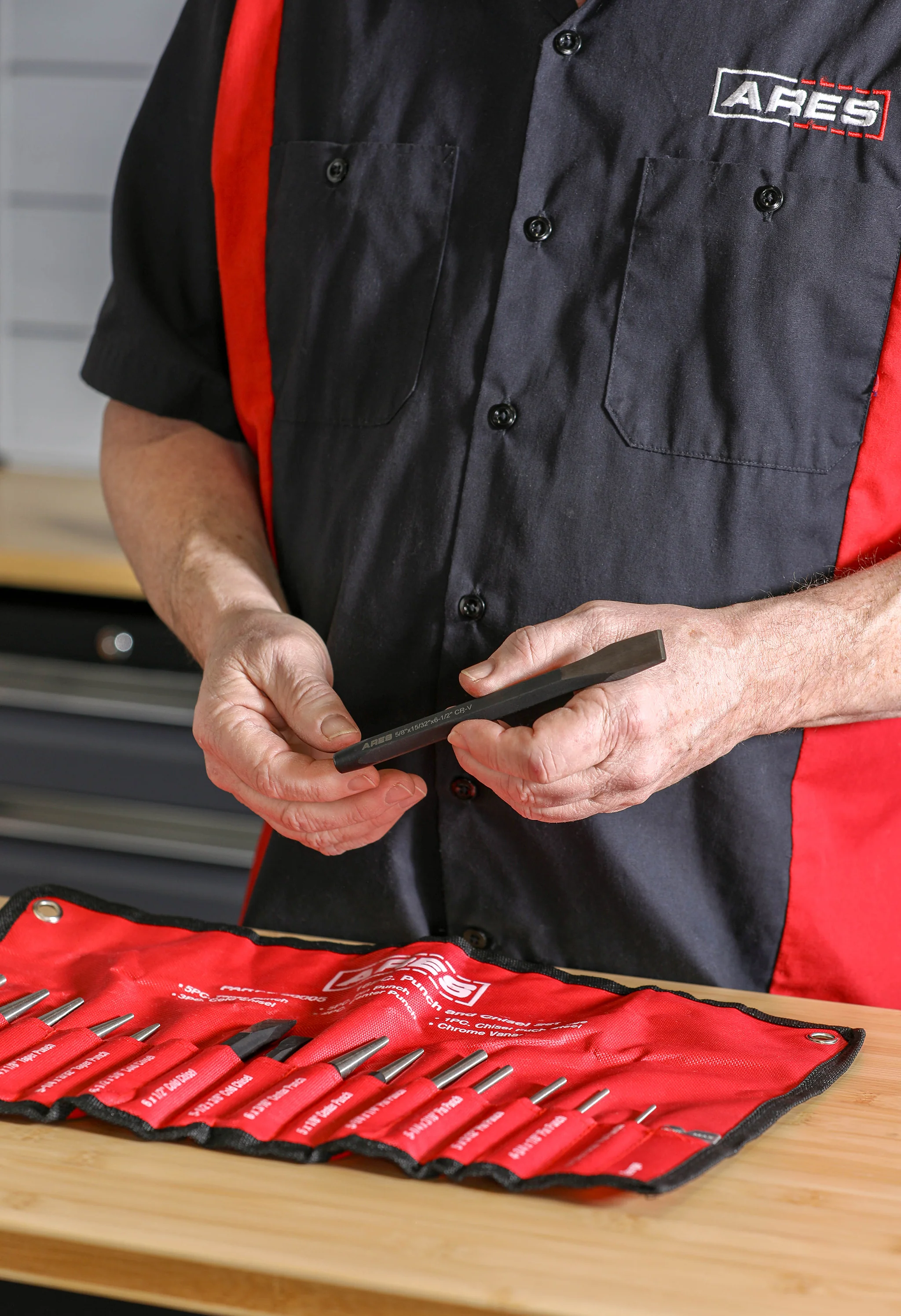 ARES 50005 - 16-Piece Punch and Chisel Set - Image 3