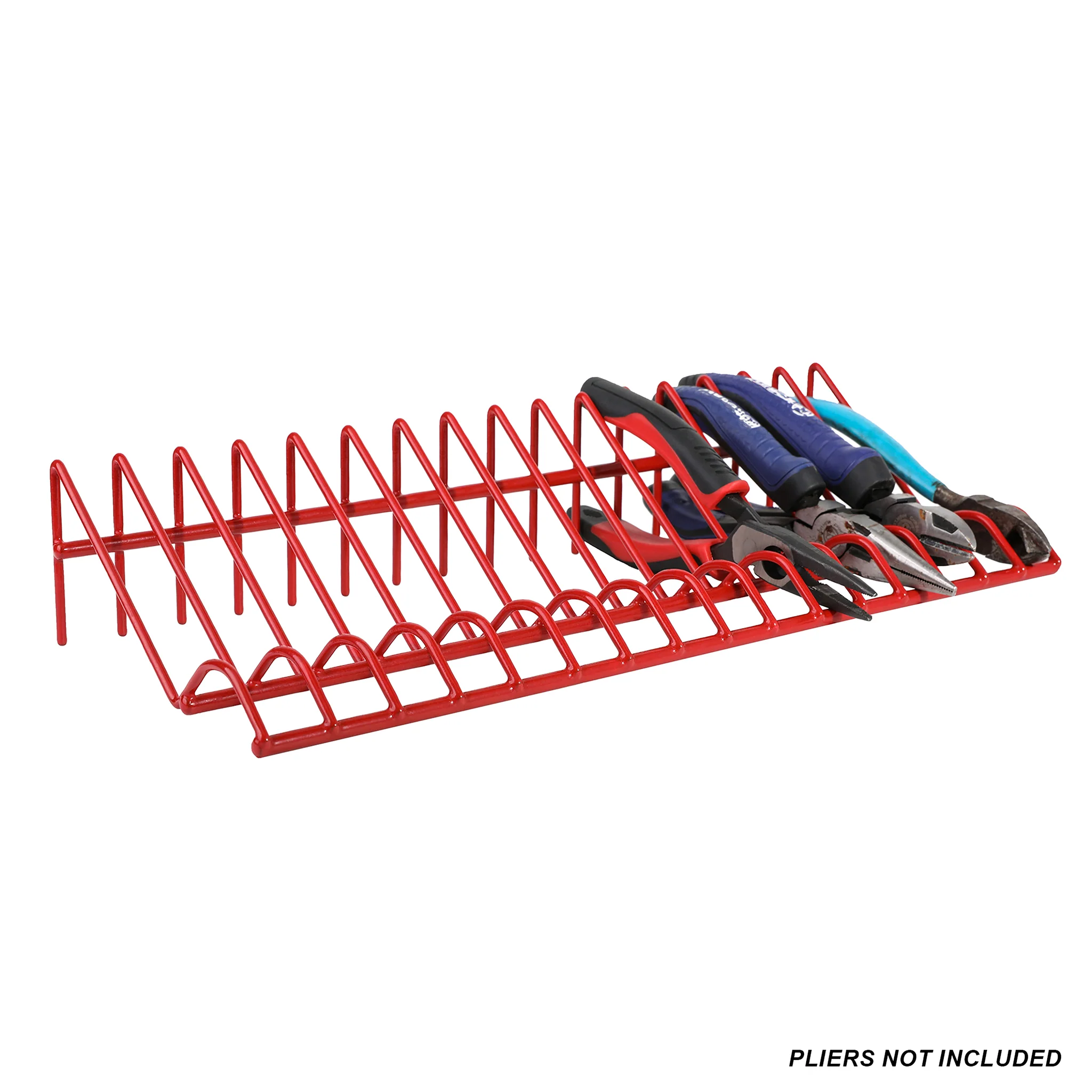 ARES 62003 - 16-Slot Red Plier Rack - Image 5