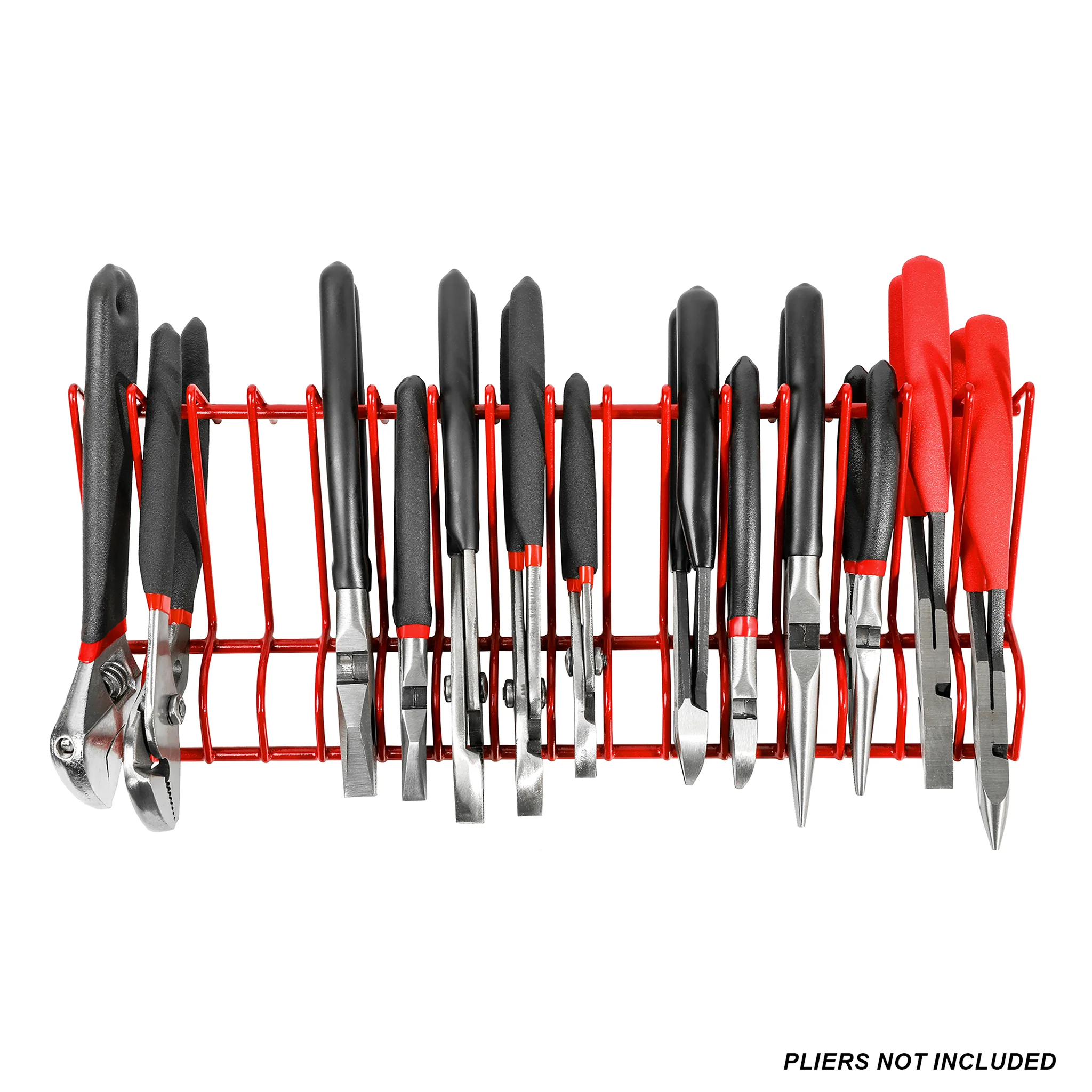 ARES 62003 - 16-Slot Red Plier Rack - Image 6