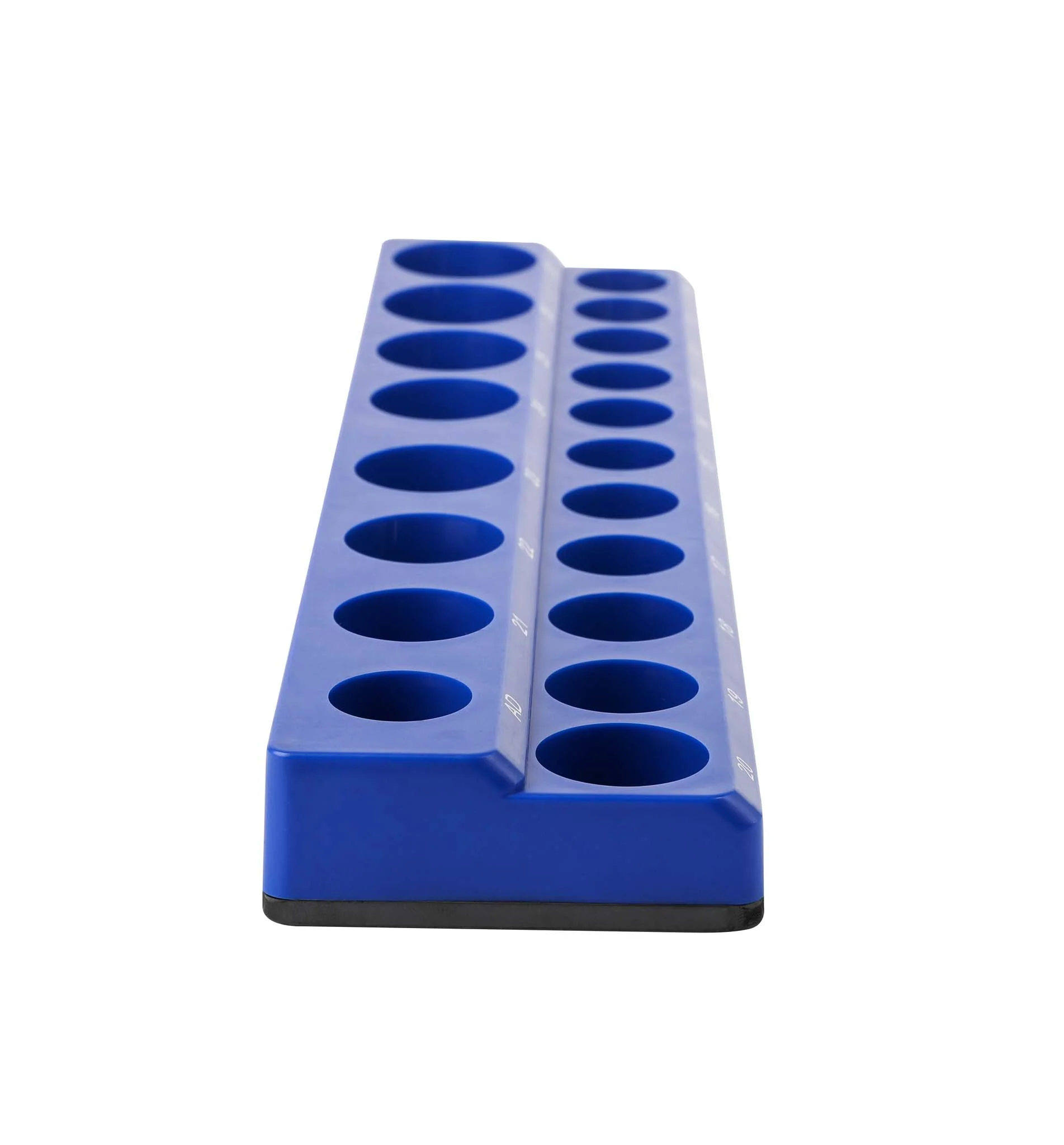 ARES 60010 - 19-Piece 1/2-Inch Blue Metric Magnetic Socket Organizer - Image 6