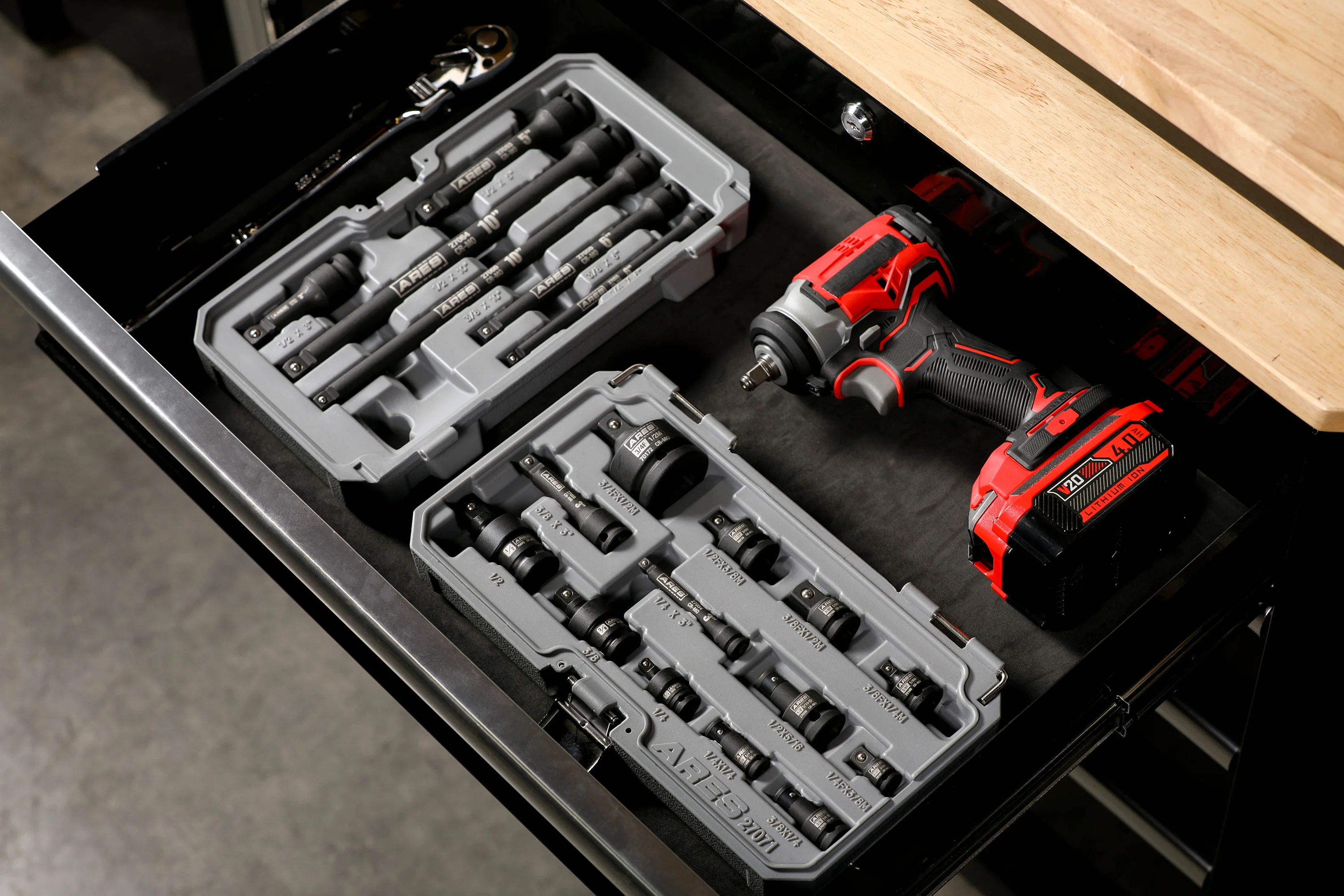 ARES 27071 - 19-Piece Impact Socket Accessories Set - Image 11