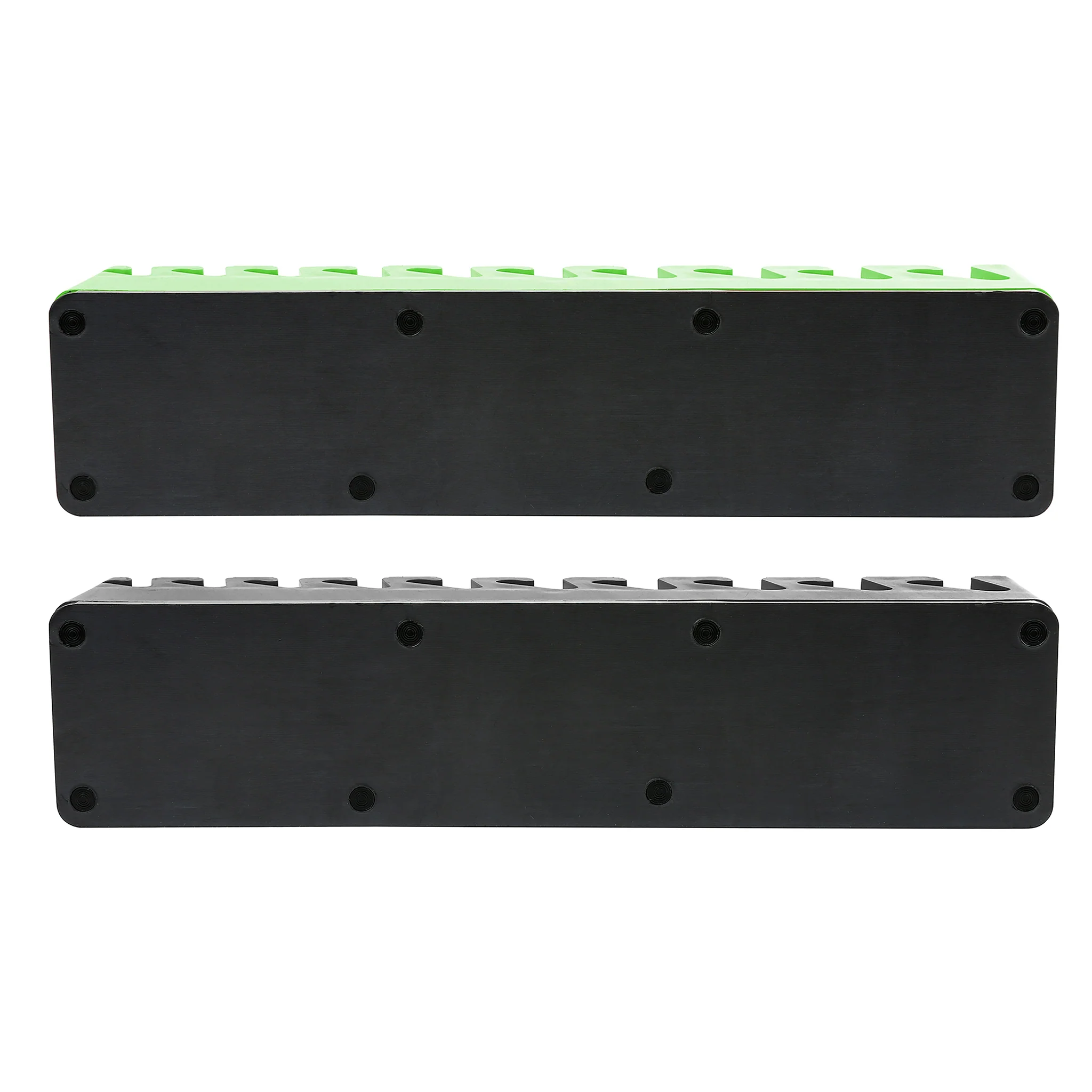 ARES 62058 - 2-Pack 10-Slot Green and Black Magnetic Wrench Organizer Set - Image 5