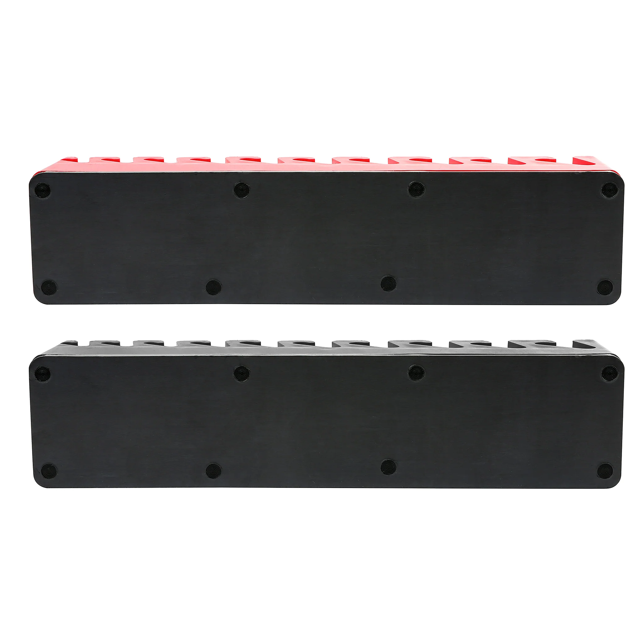 ARES 62059 - 2-Pack 10-Slot Red and Black Magnetic Wrench Organizer Set - Image 6