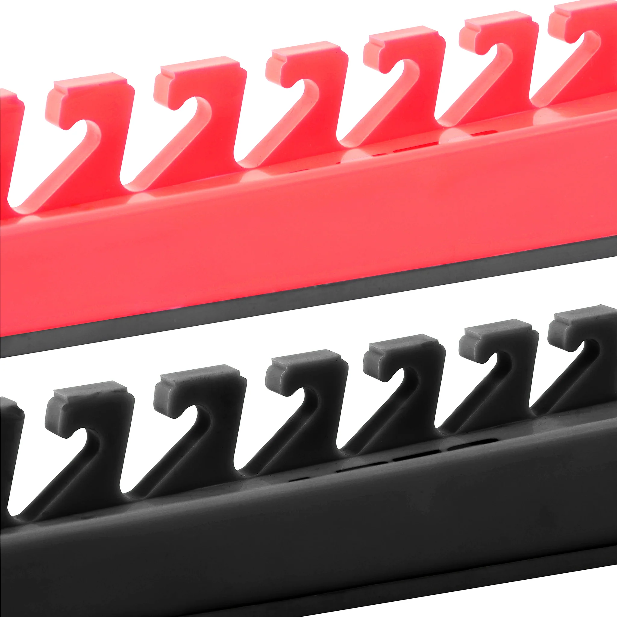 ARES 62059 - 2-Pack 10-Slot Red and Black Magnetic Wrench Organizer Set - Image 8