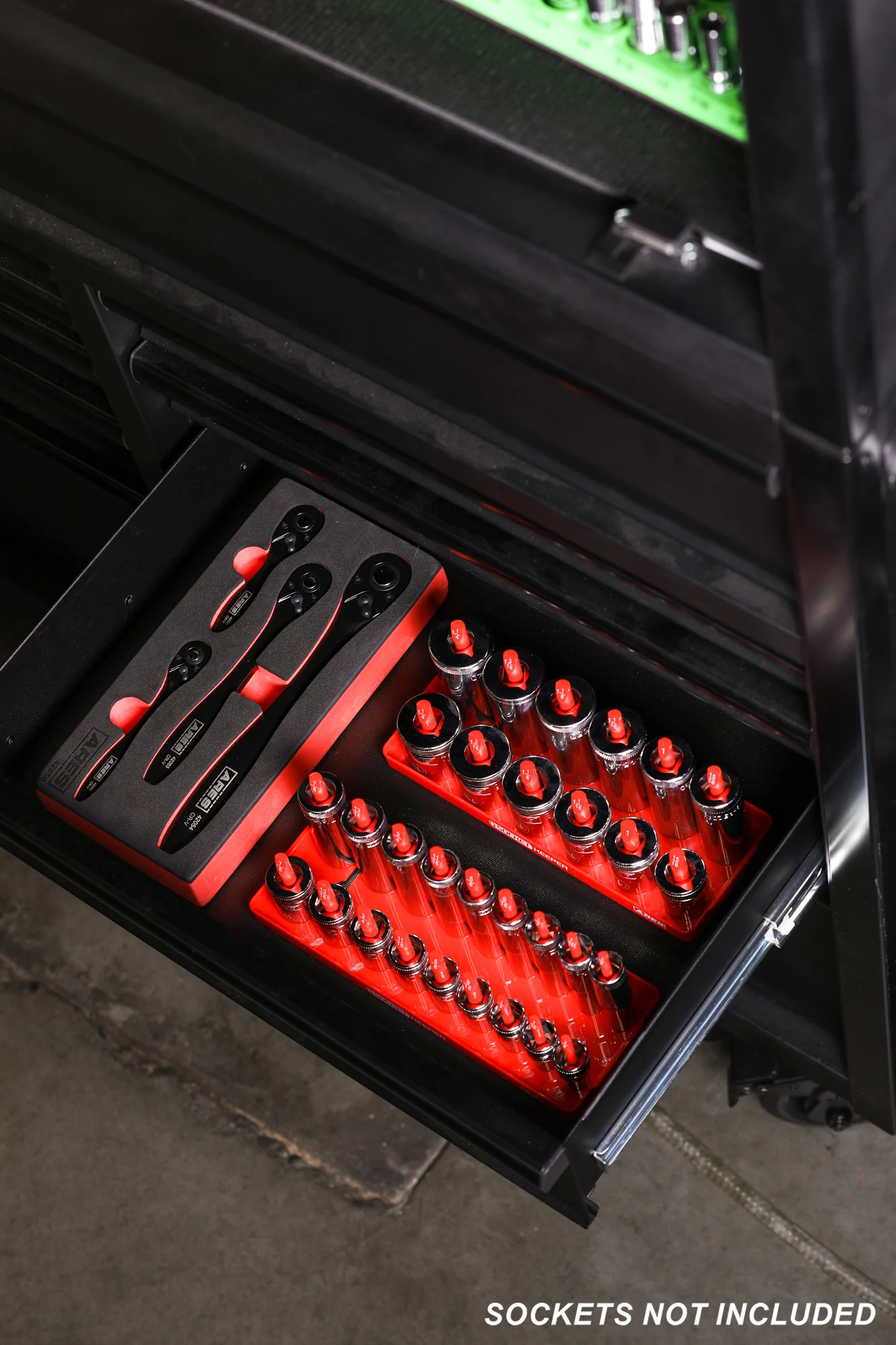 2-Piece 1/2-Inch Drive SAE Socket Keeper Socket Organizer Tray - Image 2