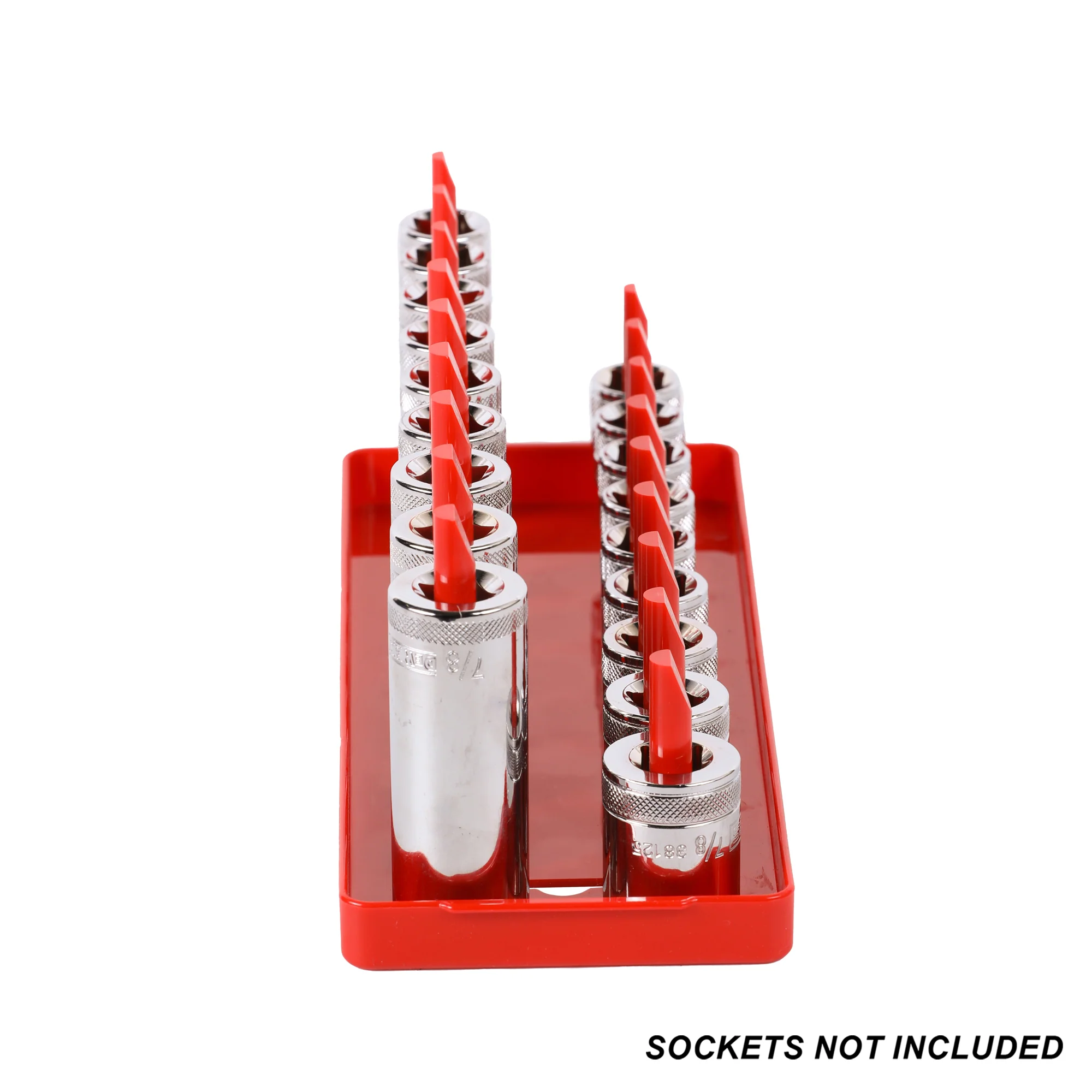 2-Piece 1/2-Inch Drive SAE Socket Keeper Socket Organizer Tray - Image 3