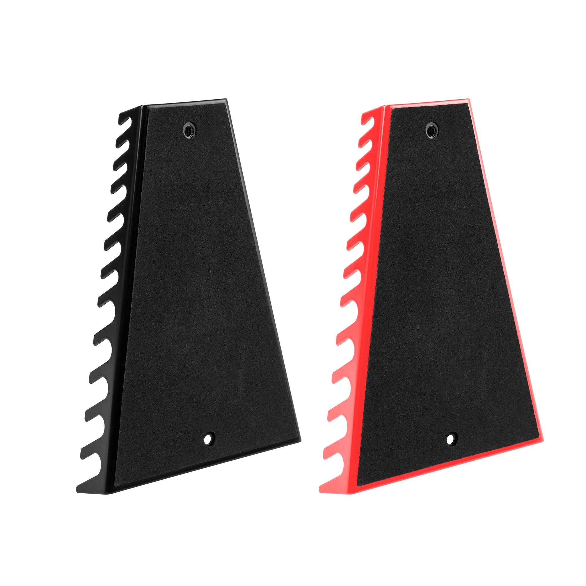 ARES 62061 - 2-Piece 12-Slot Red and Black Metal Magnetic Wrench Organizer Set - Image 5