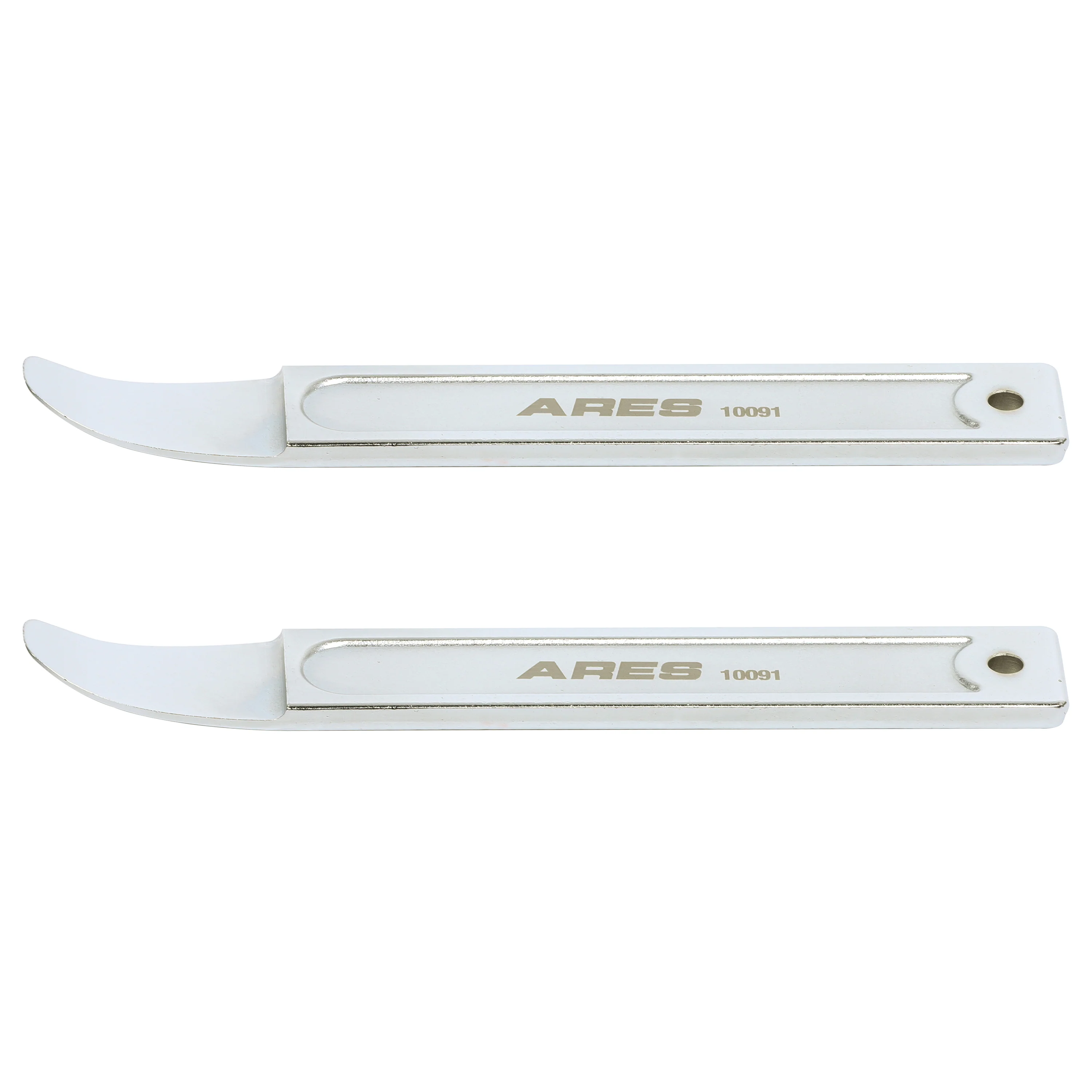 ARES 10092 - 2-Piece Compact Panel / Trim Wedge Metal Prybar Tool Set - Image 4