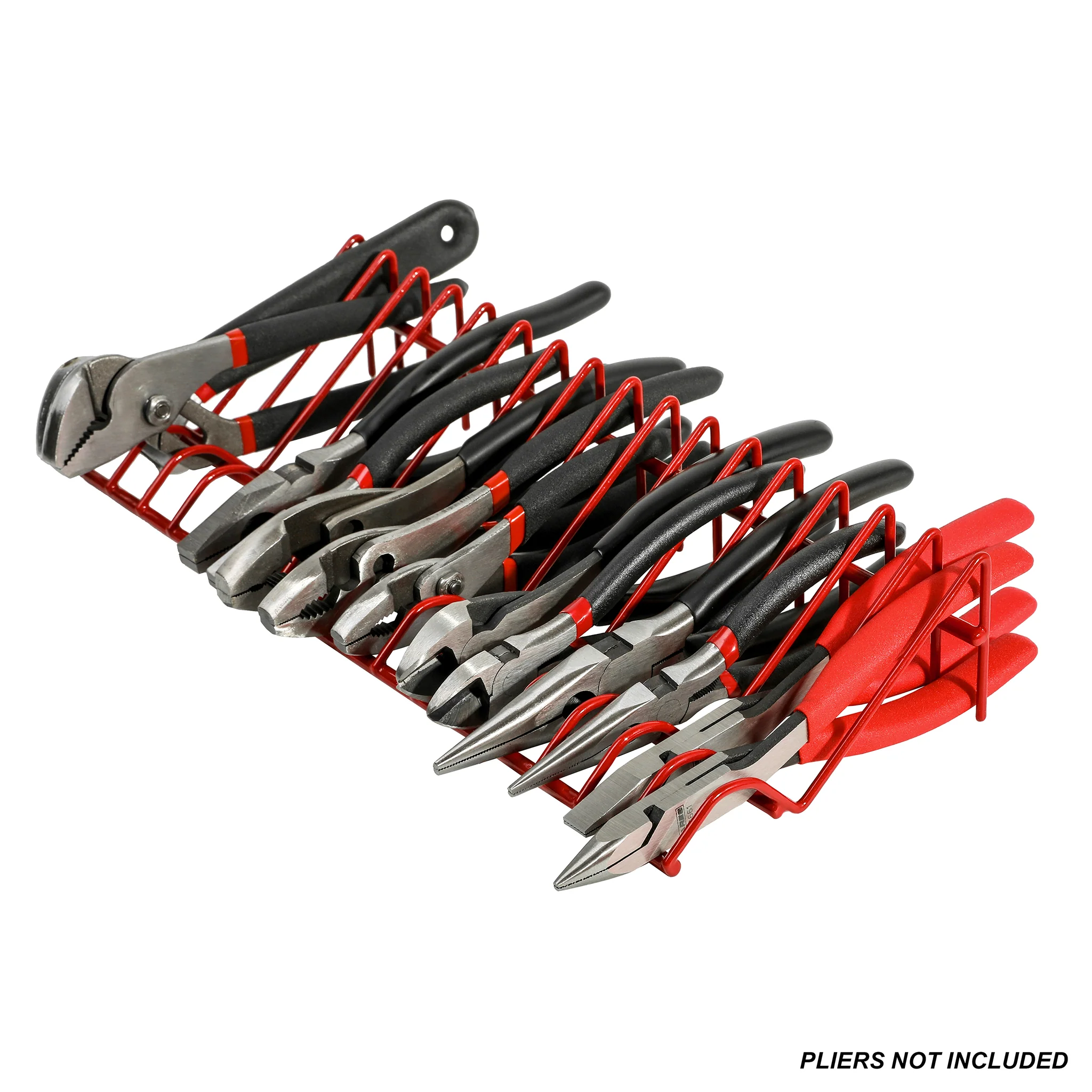 ARES 62005 - 2-Piece Red 16 Slot Plier Rack Set - Image 6