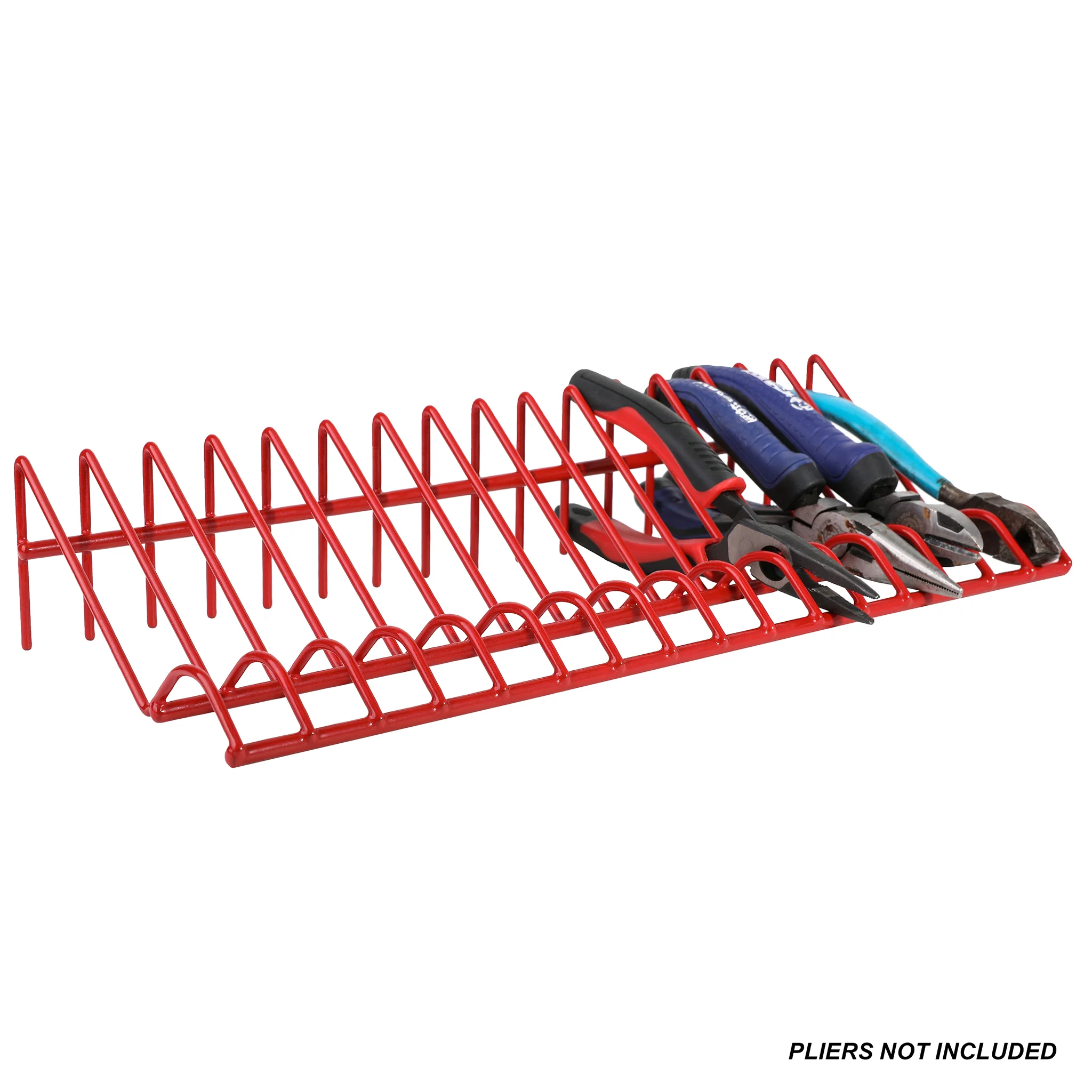 ARES 62005 - 2-Piece Red 16 Slot Plier Rack Set - Image 8