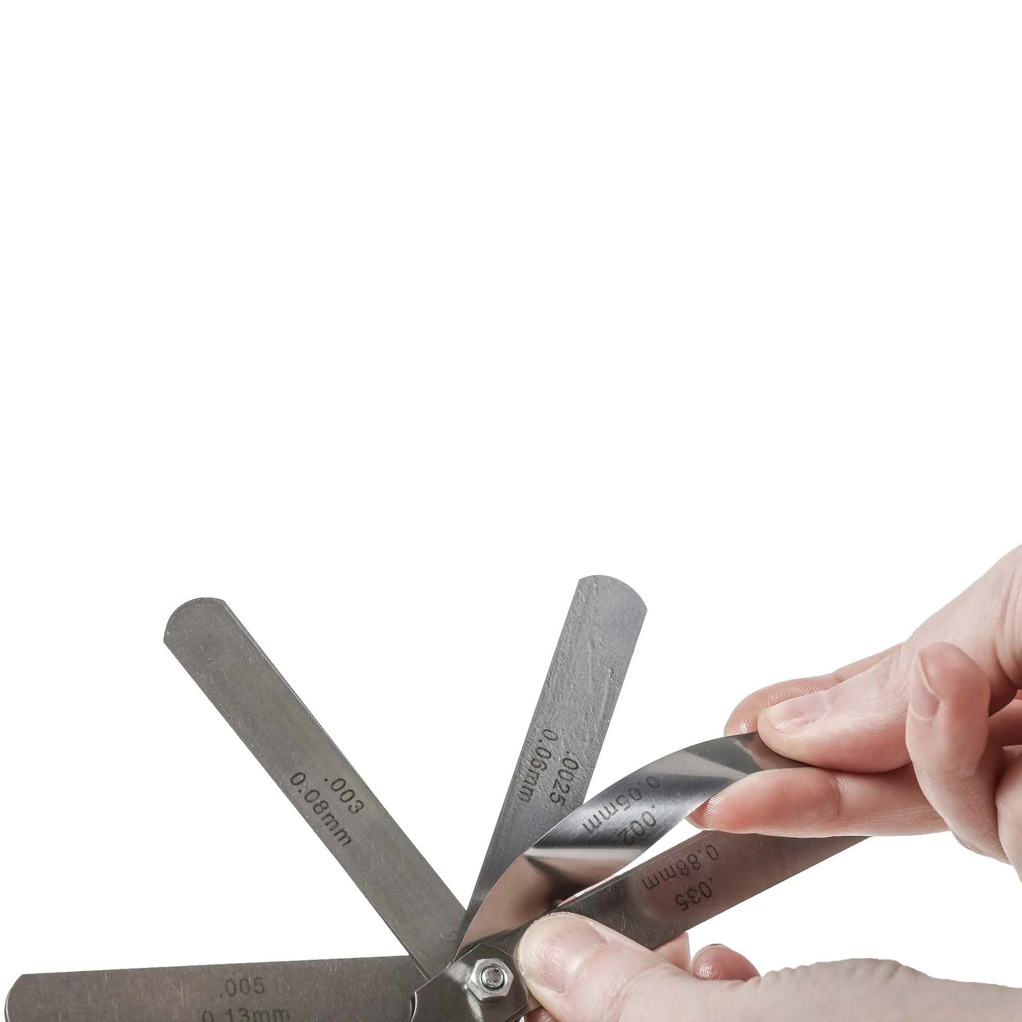 ARES 11043 - 2-Piece Straight Feeler Gauge & Offset Feeler Gauge Set - Image 6