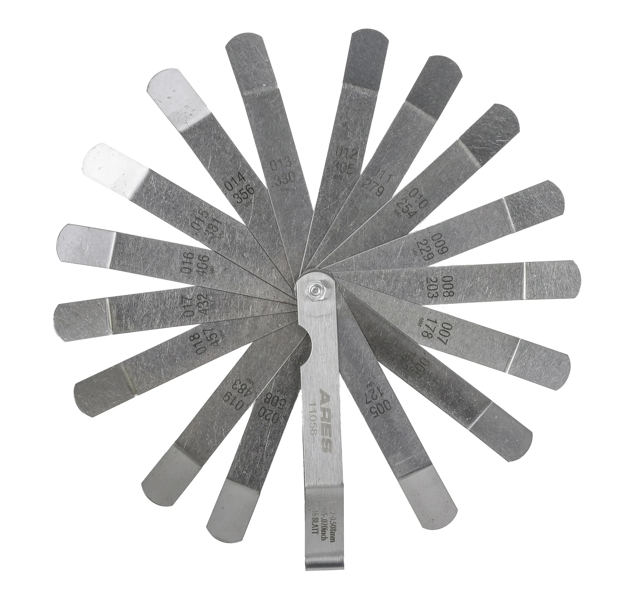 ARES 11042 - 2-Piece Tapered Feeler Gauge and Offset Feeler Gauge Set - Image 6