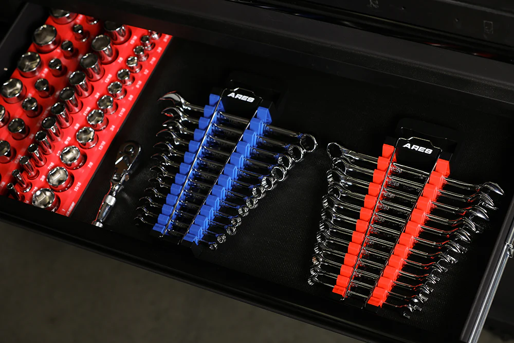 ARES 62043 - 2-Piece Wrench Rack Set with Locking Bar - Image 2