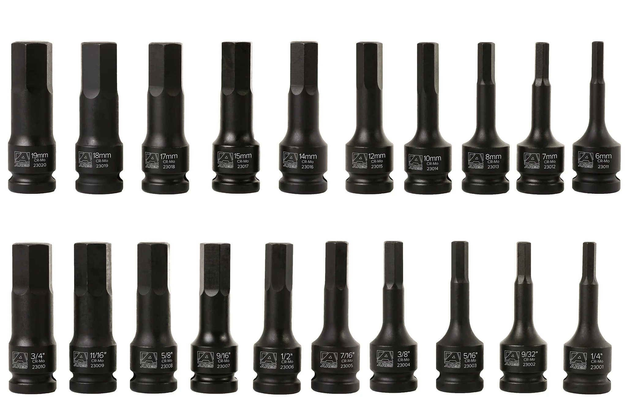 ARES 23000 - 20-Piece 1/2-Inch Drive Master Impact Hex Driver Set - Image 2