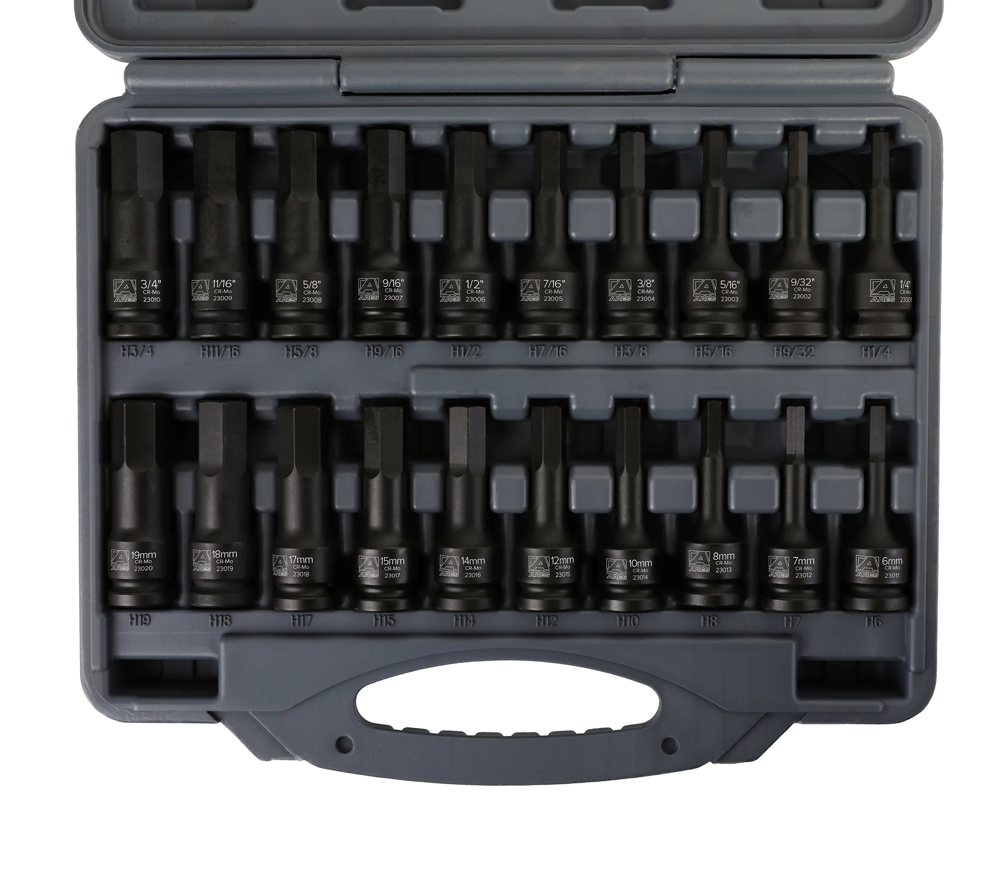ARES 23000 - 20-Piece 1/2-Inch Drive Master Impact Hex Driver Set - Image 3