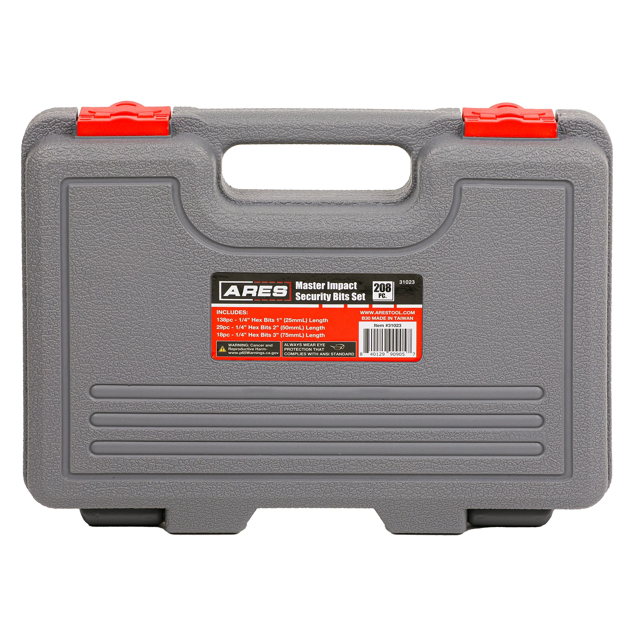 ARES 31023 - 208-Piece Impact Security Bit Set - Image 9