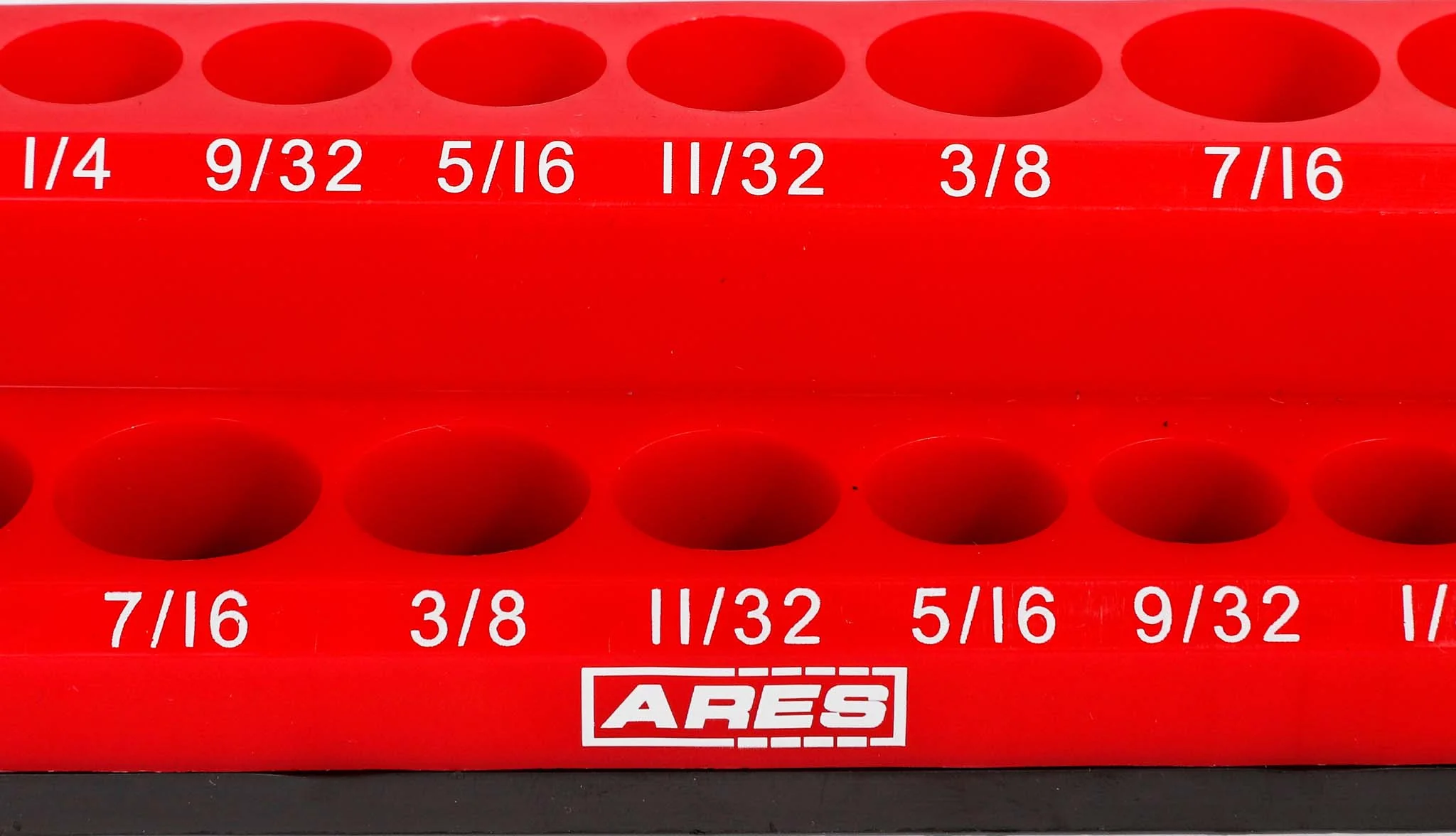 ARES 70232 - 26-Piece 1/4" Red SAE Magnetic Socket Holder - Image 5