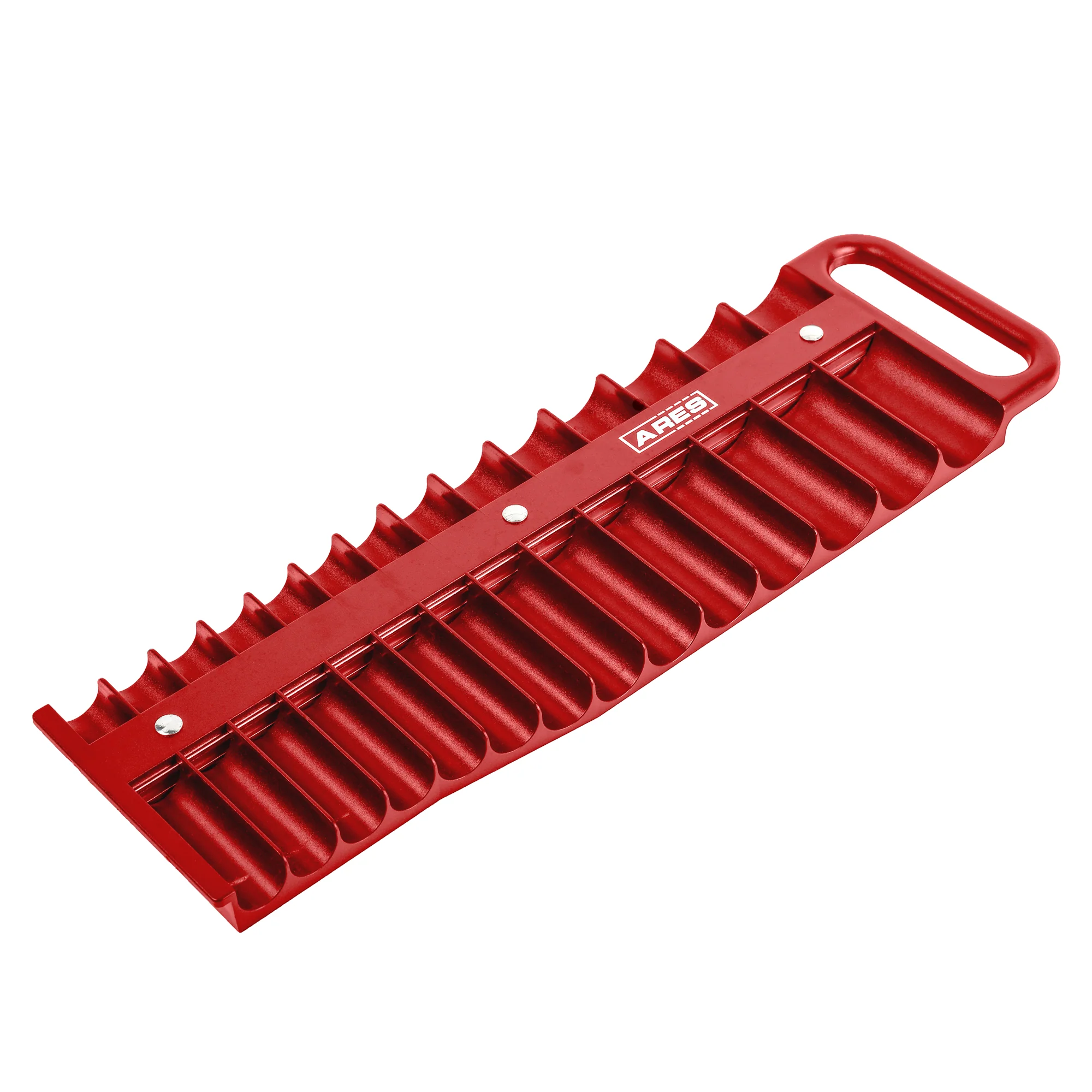 ARES 60155 - 28-Piece 3/8-Inch Drive Red Magnetic Socket Holder - Image 6