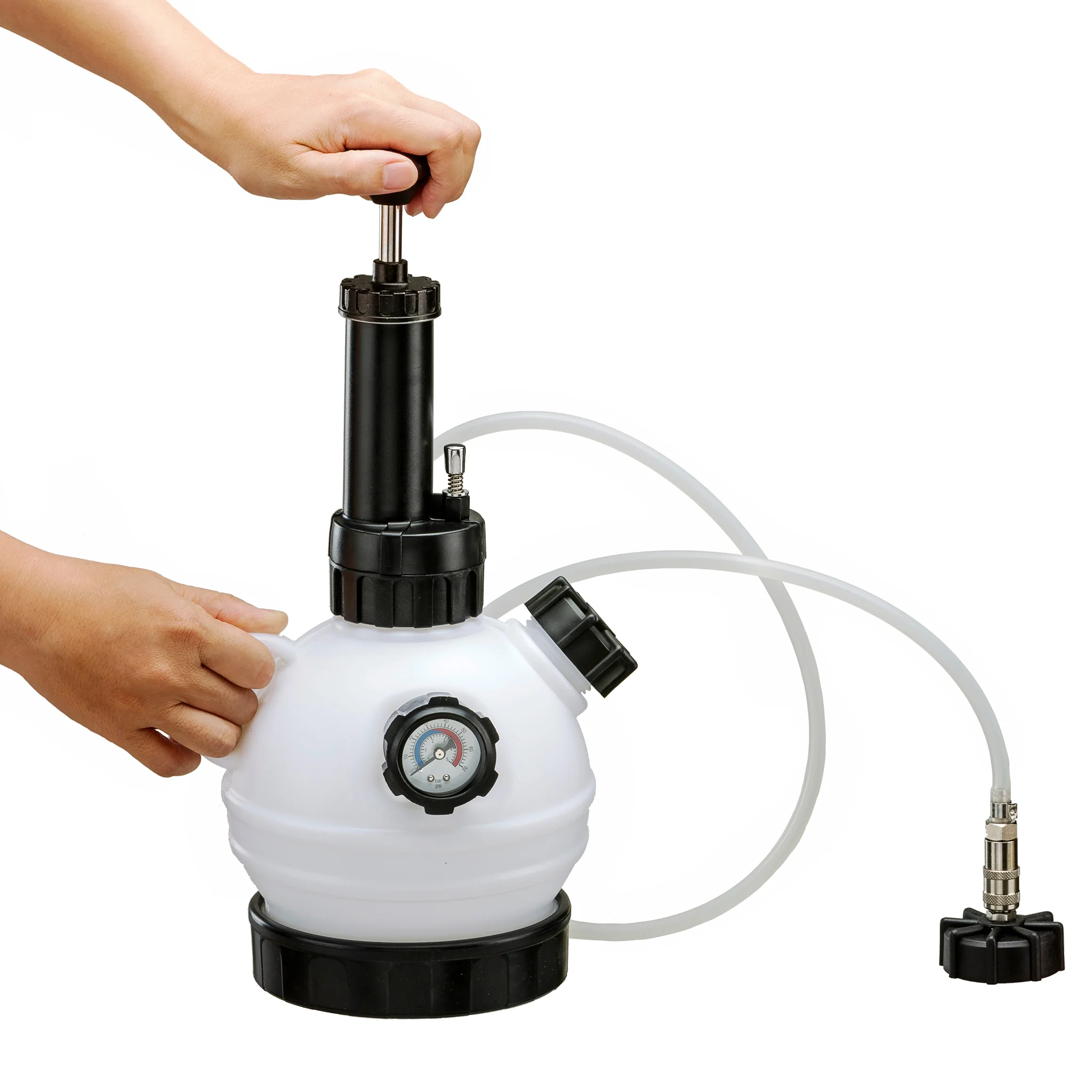 ARES 70921 - 2L Manual Brake Fluid Pressure Bleeder - Image 6
