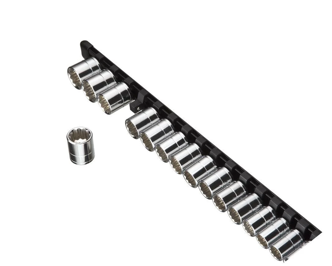 ARES 70085 - 3/8" Black Aluminum Socket Rail - Image 4