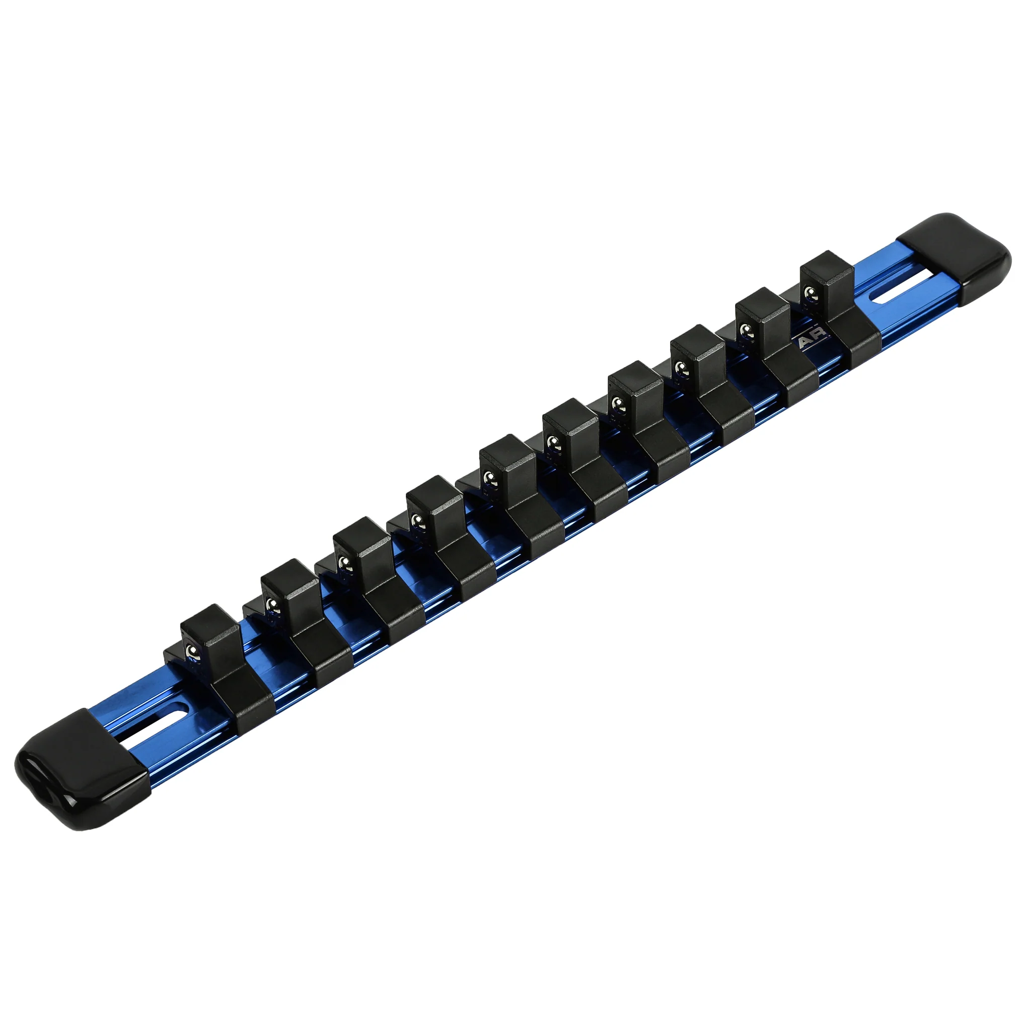 ARES 70122 - 3/8" Blue 9.84" Aluminum Socket Rail - Image 2